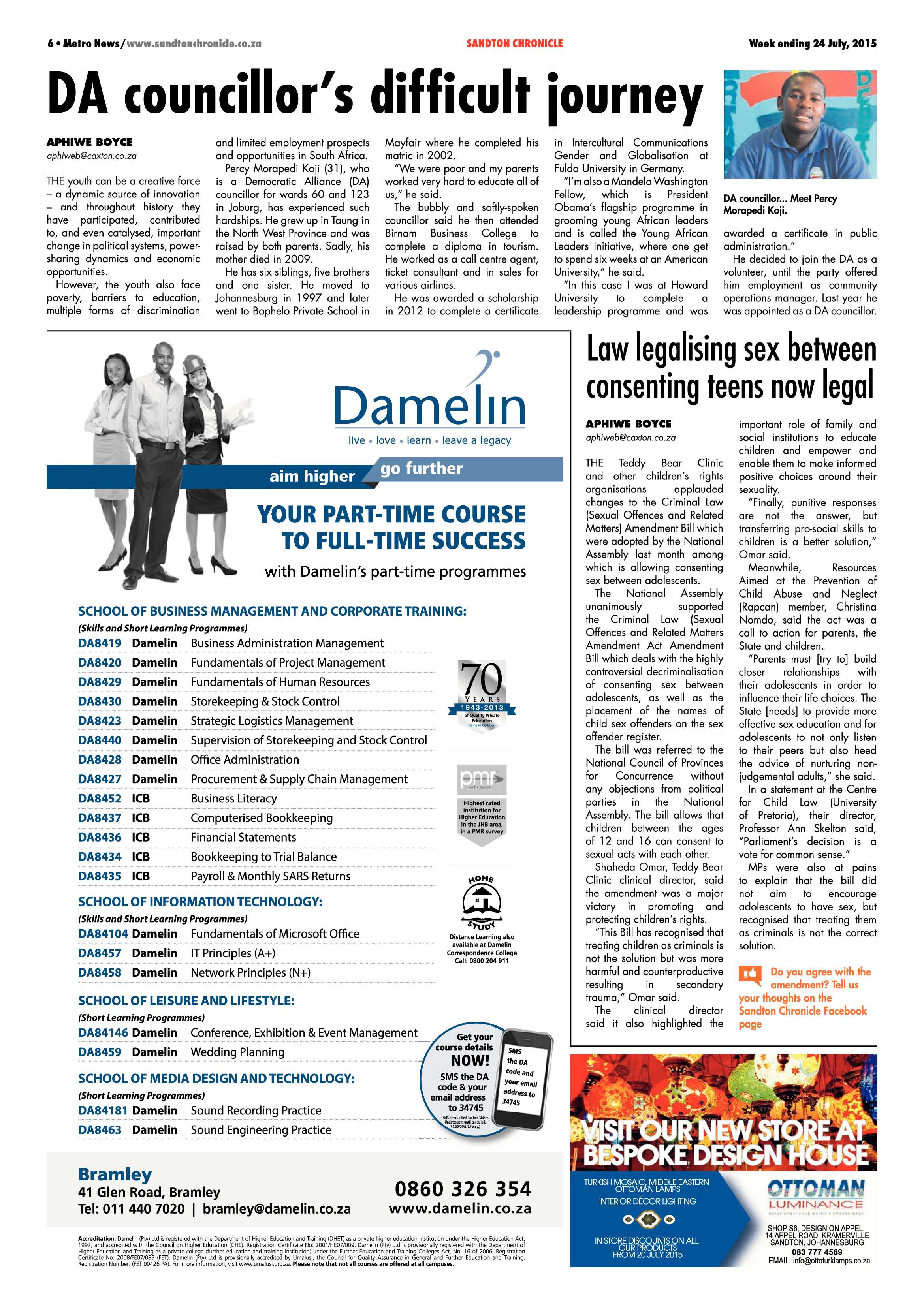 Sandton Chronicle 24 July 2015 page 6