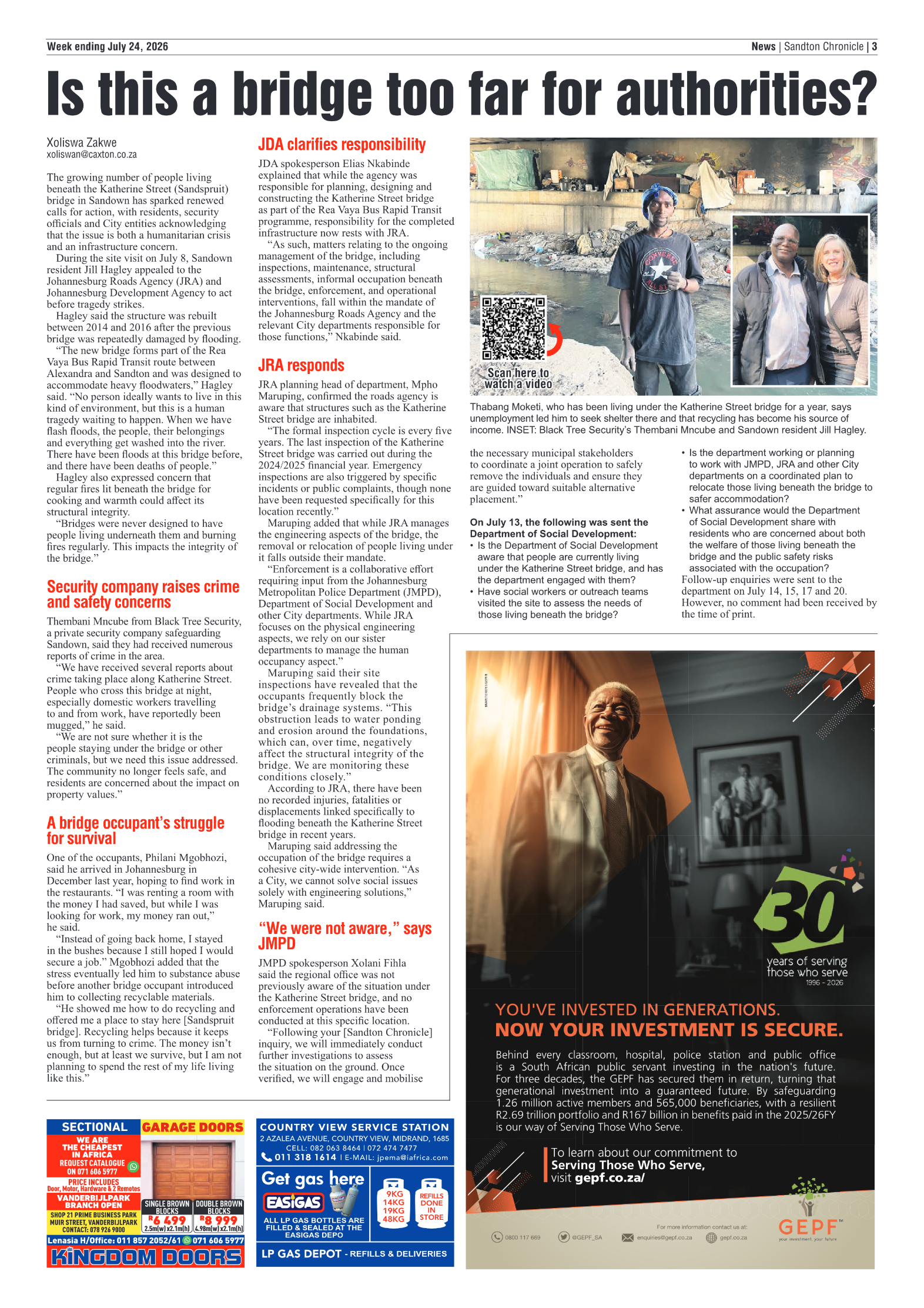 Sandton Chronicle 24 July 2026 page 3