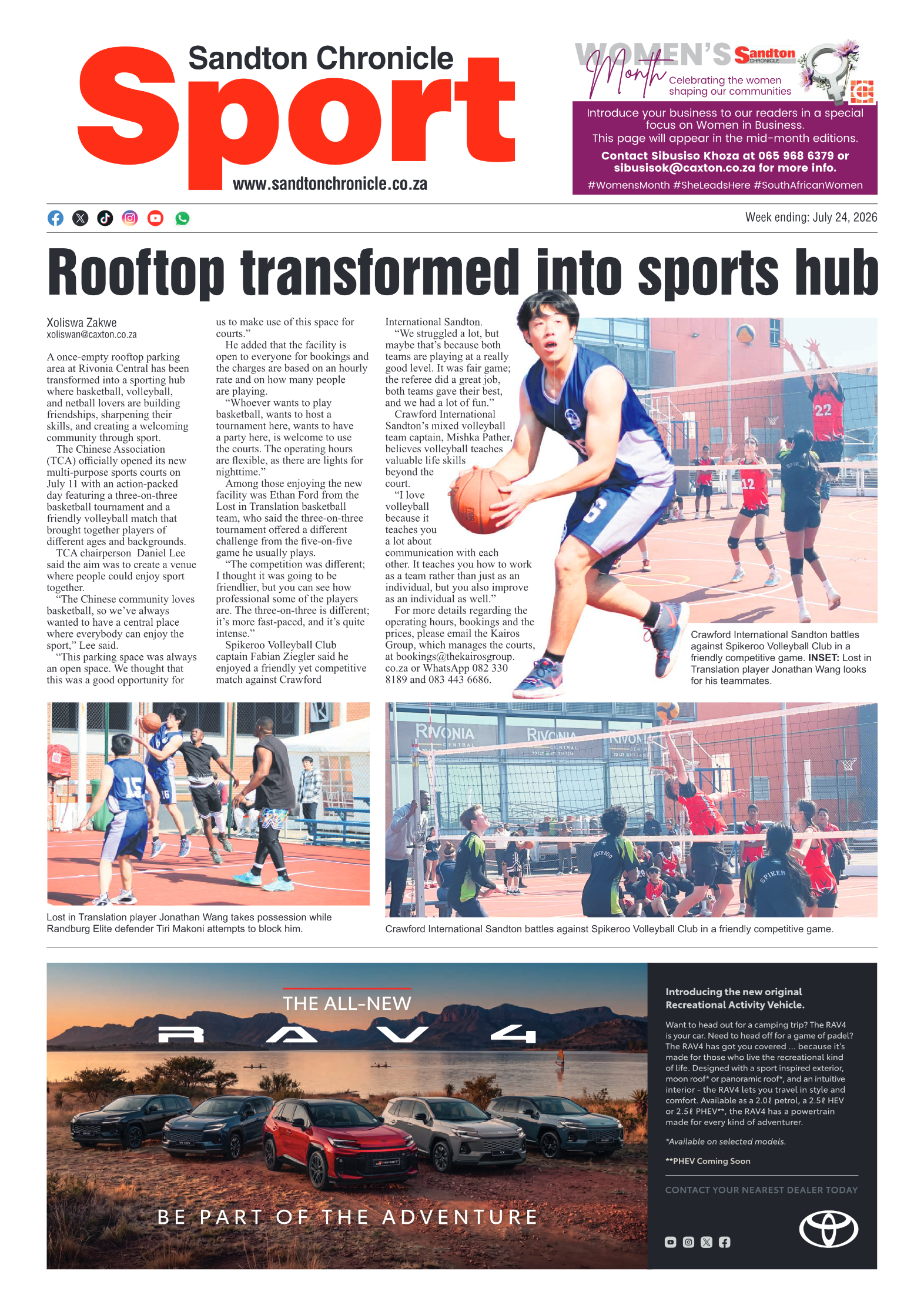Sandton Chronicle 24 July 2026 page 8