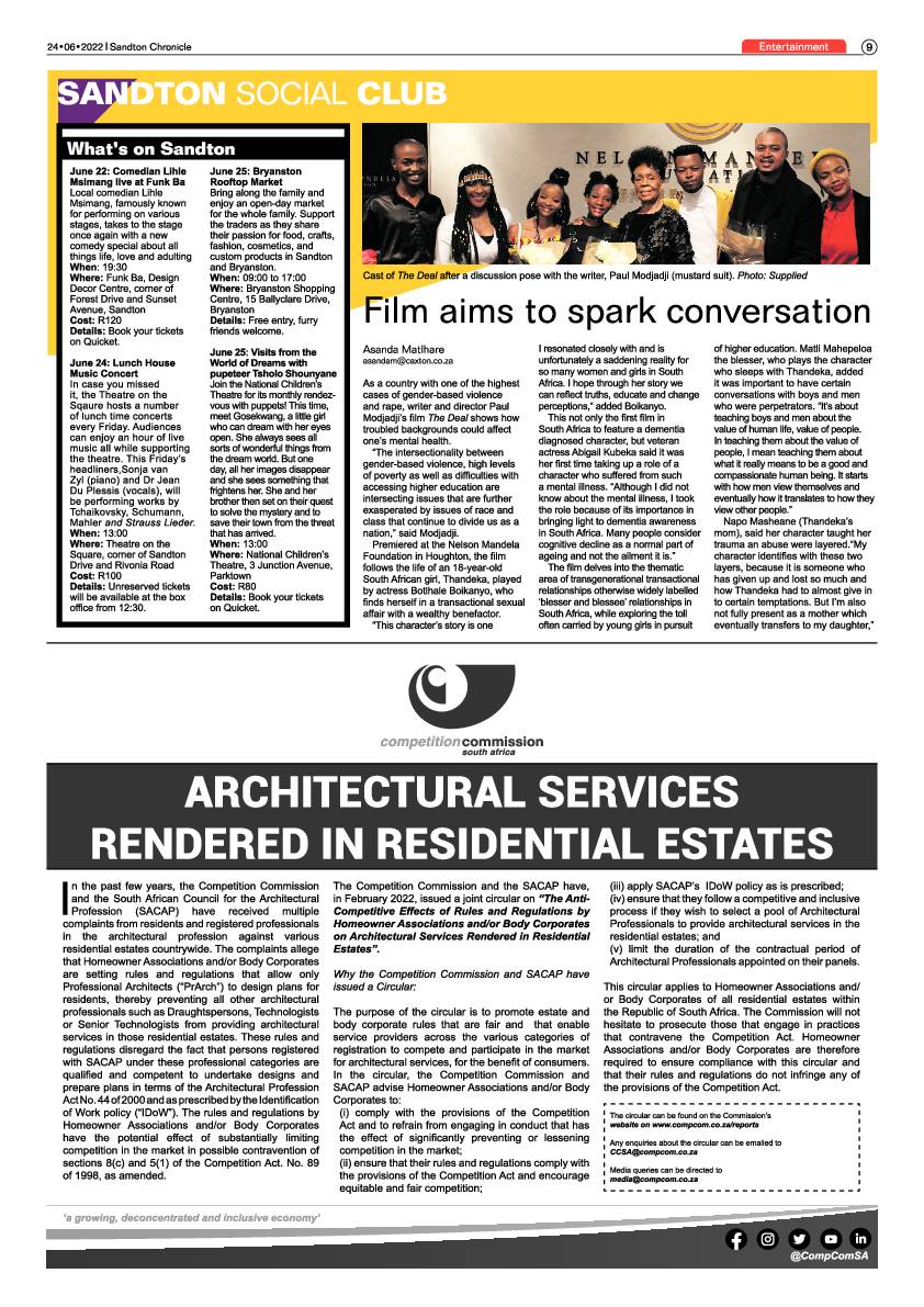 Sandton Chronicle 24 June 2022 page 9