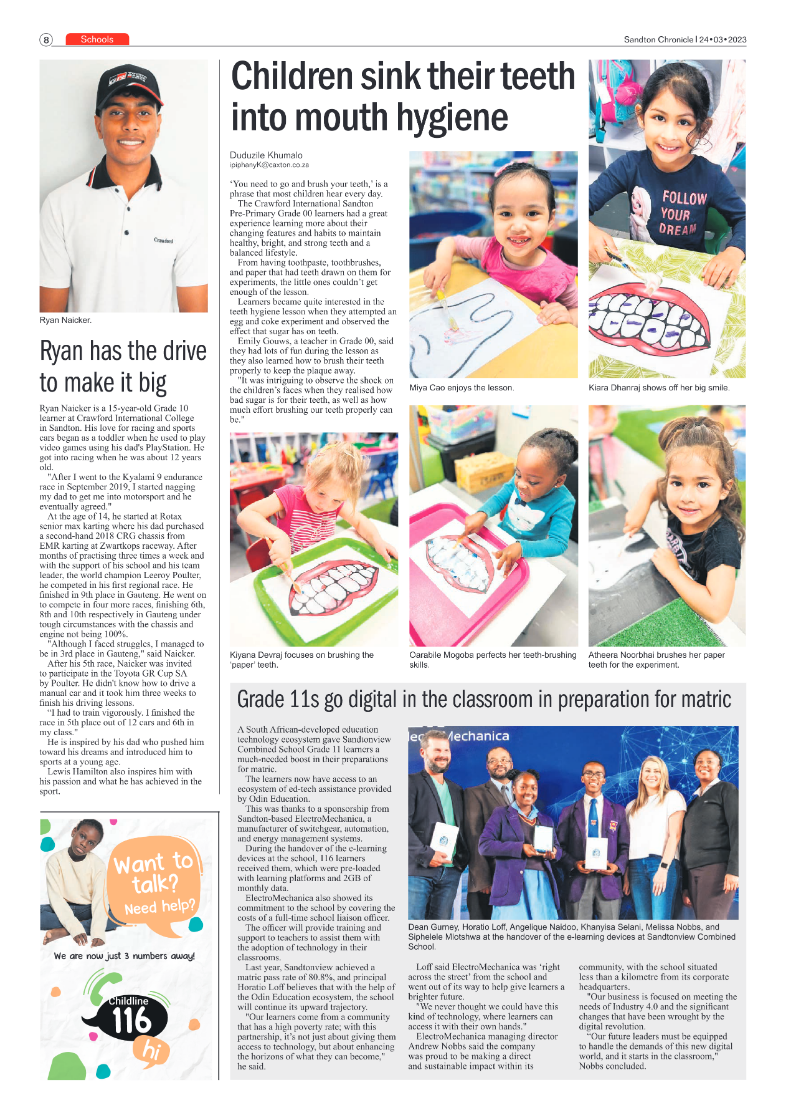 Sandton Chronicle 24 March 2023 page 8