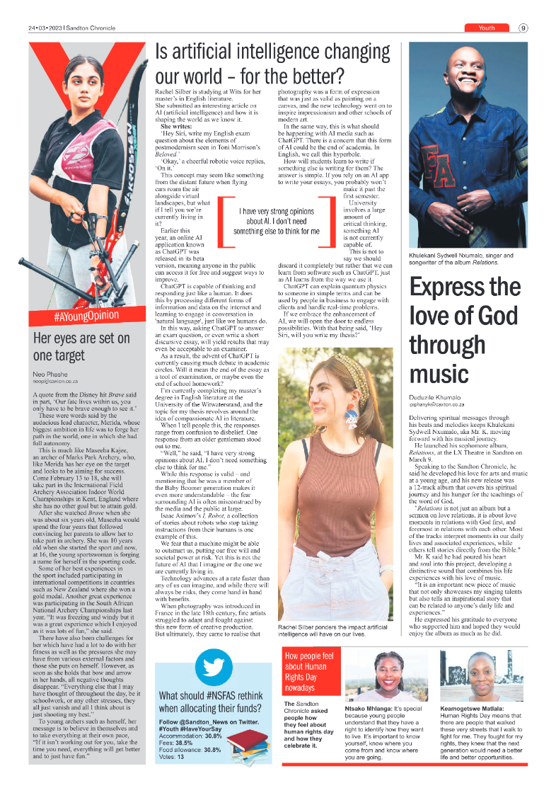 Sandton Chronicle 24 March 2023 page 9