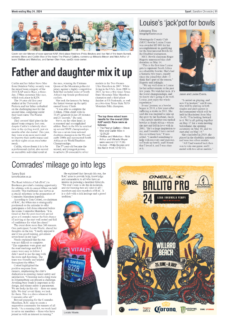 Sandton Chronicle 24 May 2024 page 11