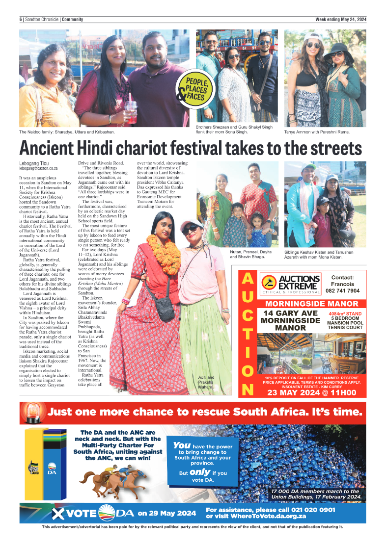 Sandton Chronicle 24 May 2024 page 6