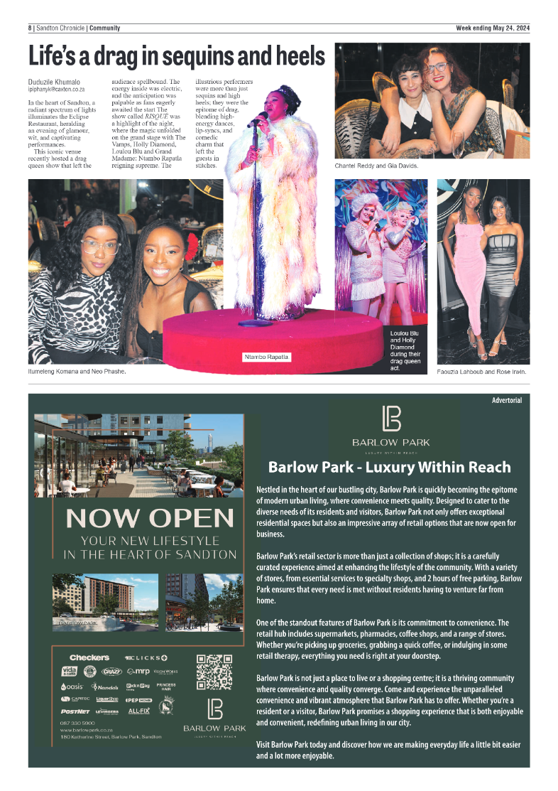 Sandton Chronicle 24 May 2024 page 8