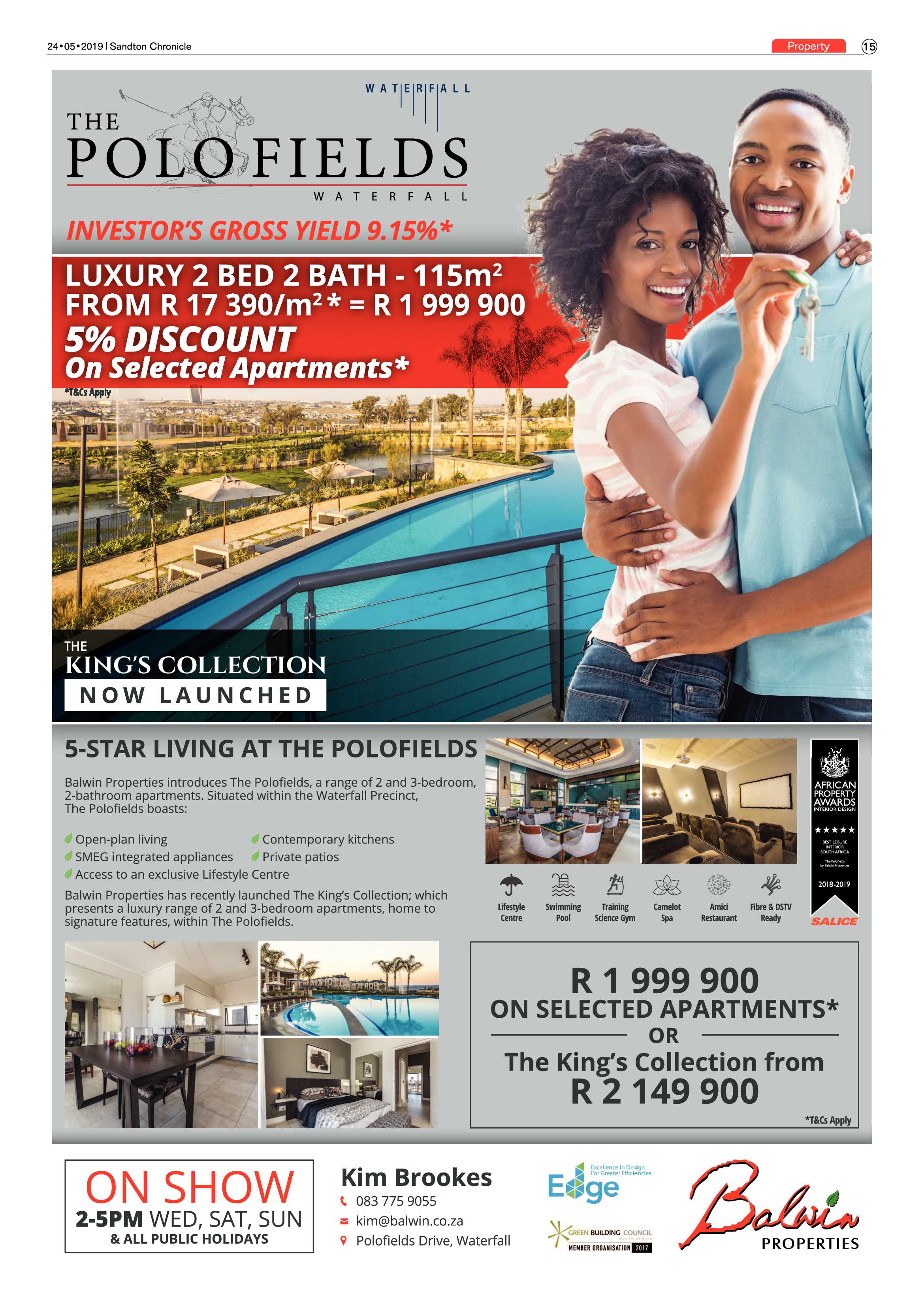 Sandton Chronicle 24 May, 2019 page 15