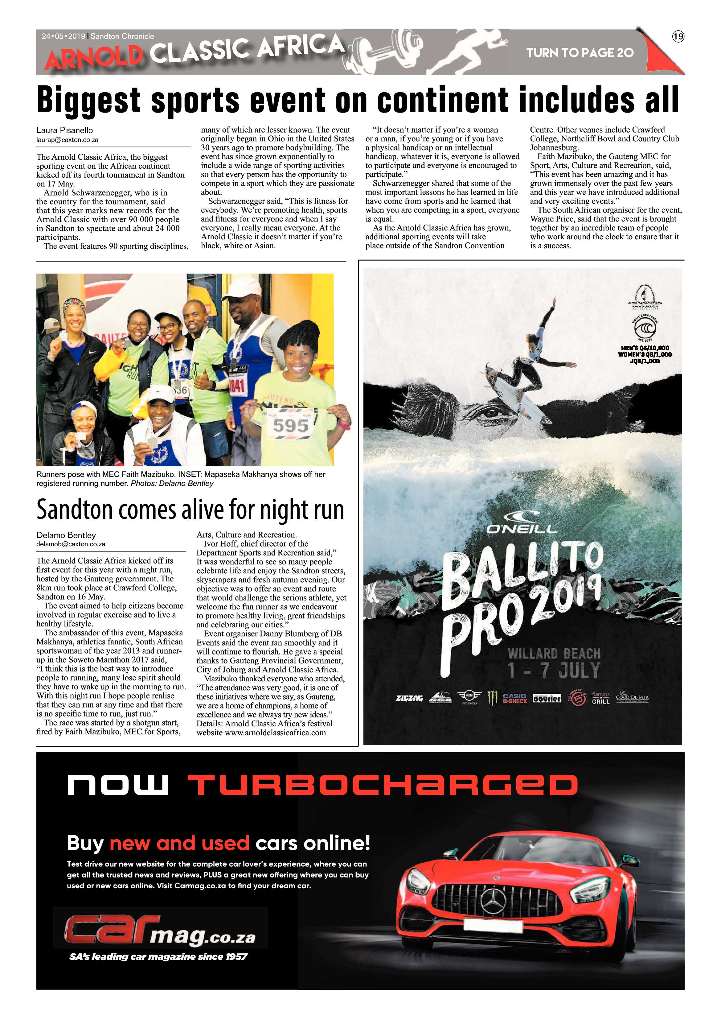Sandton Chronicle 24 May, 2019 page 19