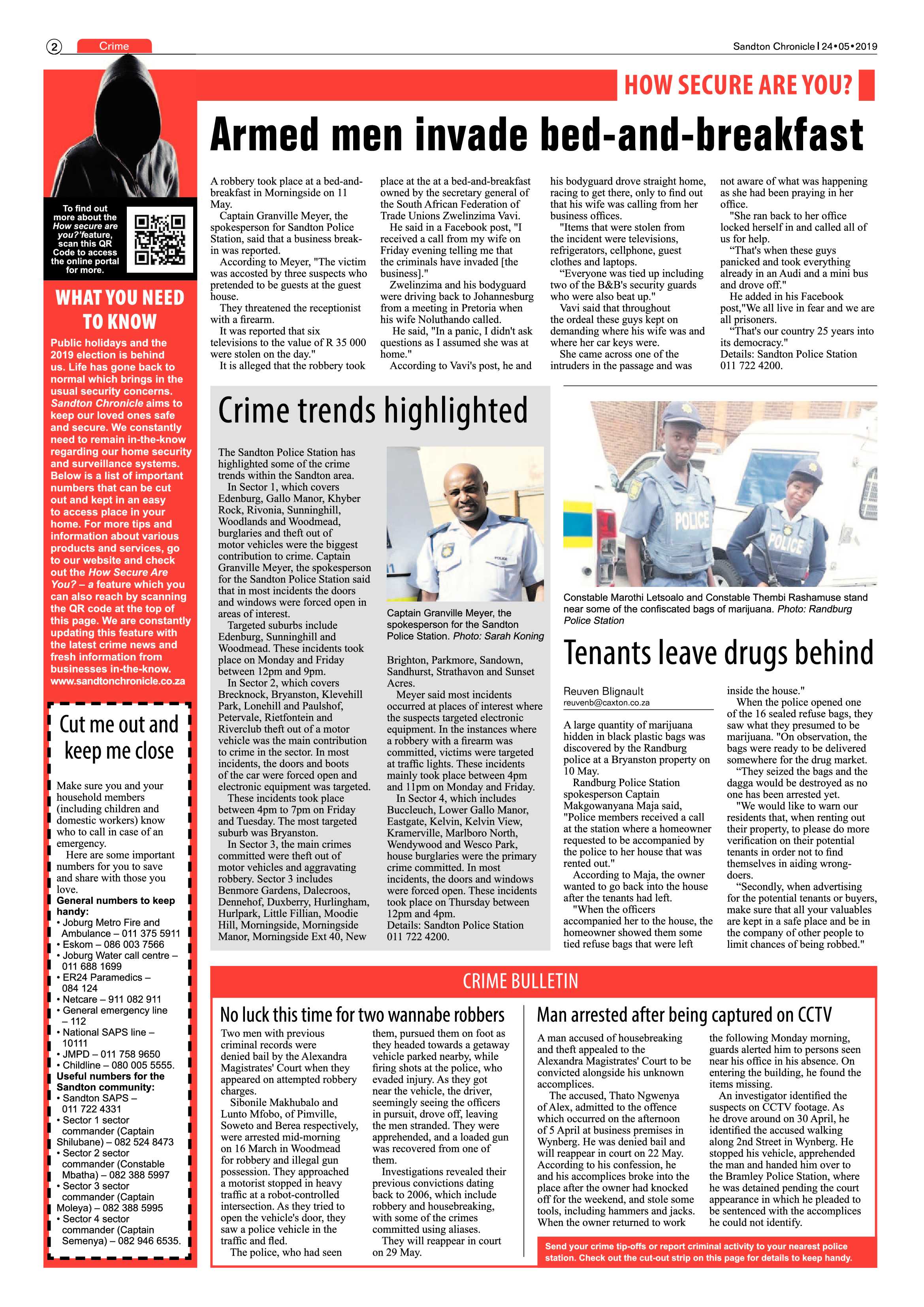 Sandton Chronicle 24 May, 2019 page 2