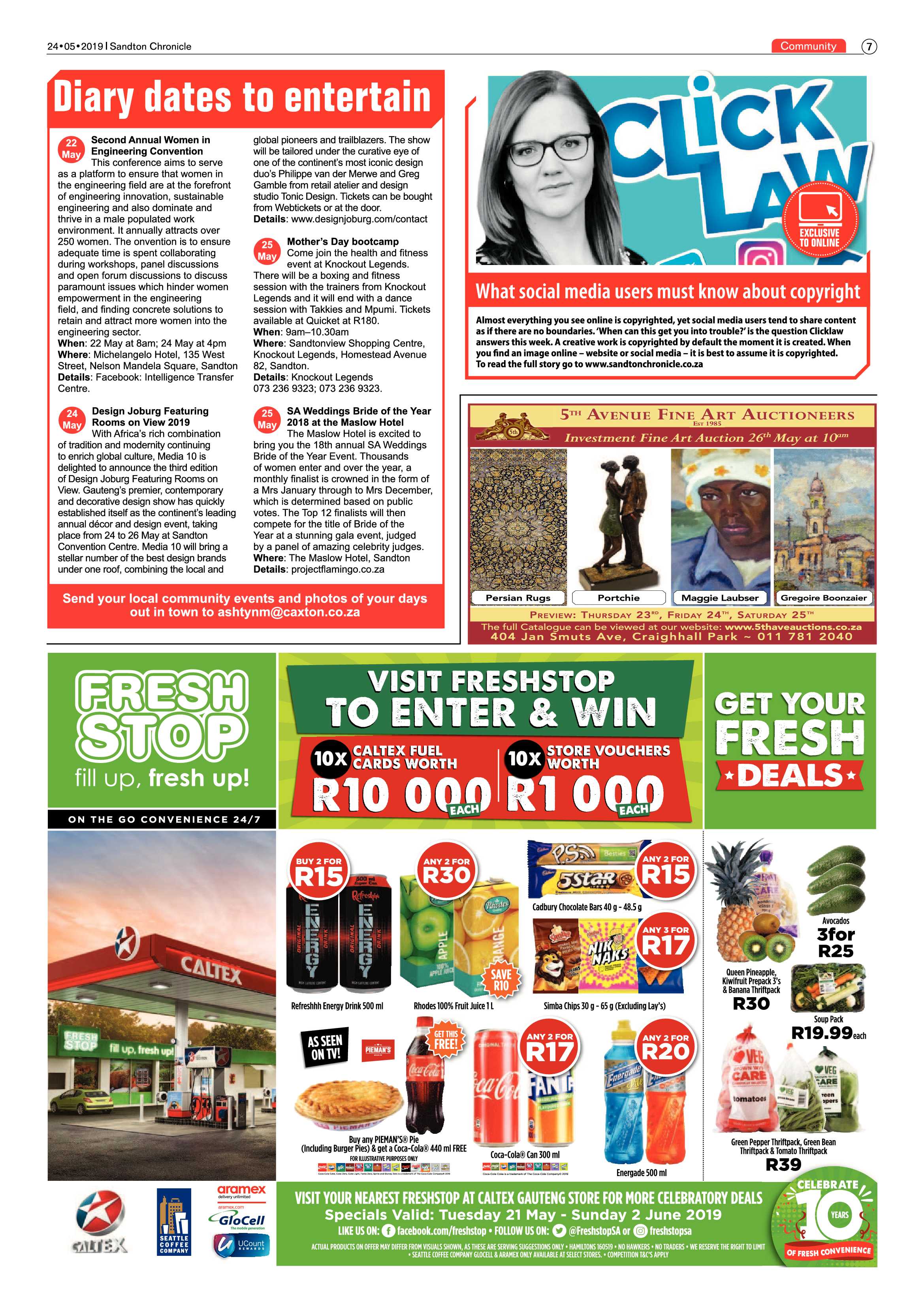 Sandton Chronicle 24 May, 2019 page 7