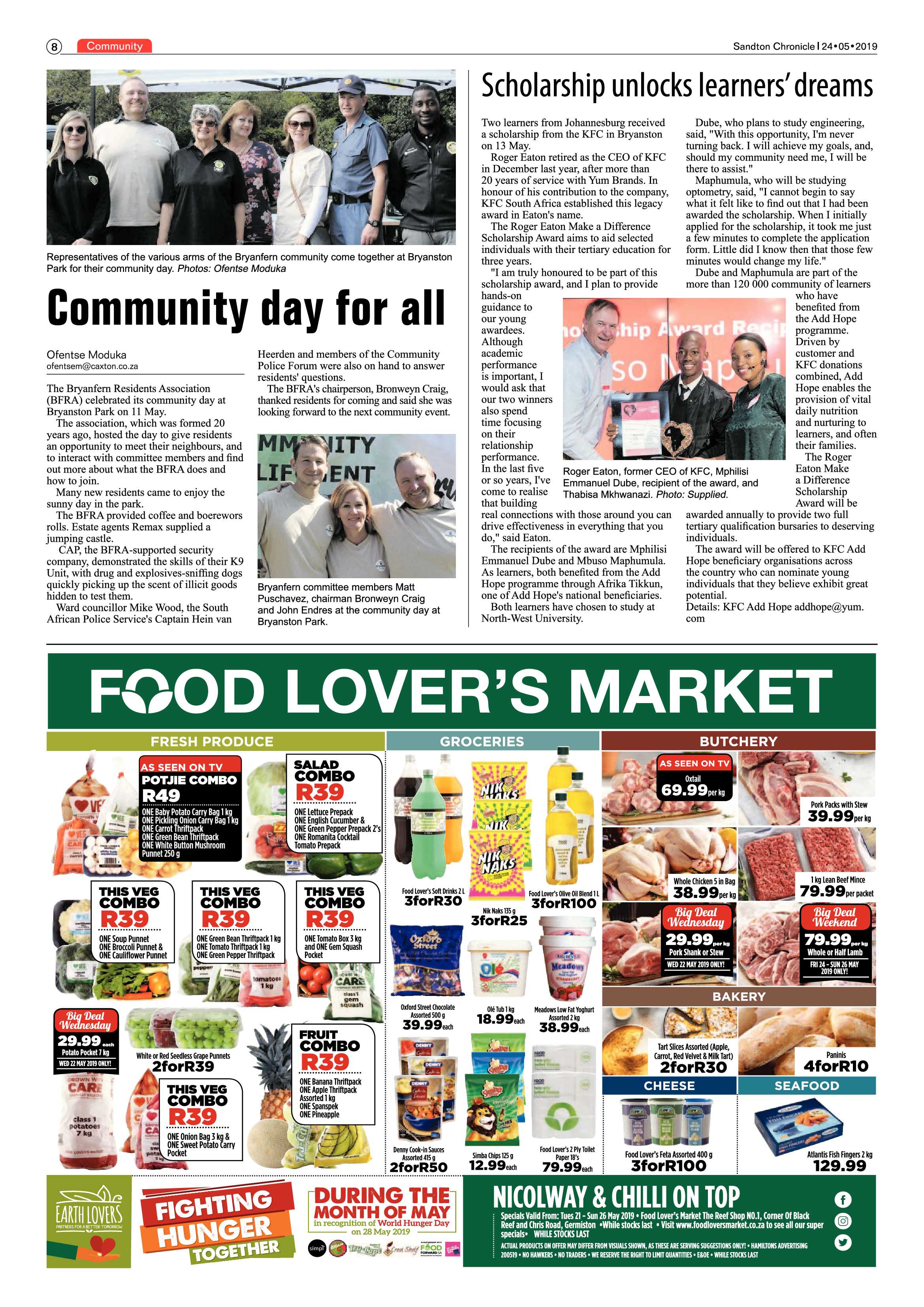 Sandton Chronicle 24 May, 2019 page 8