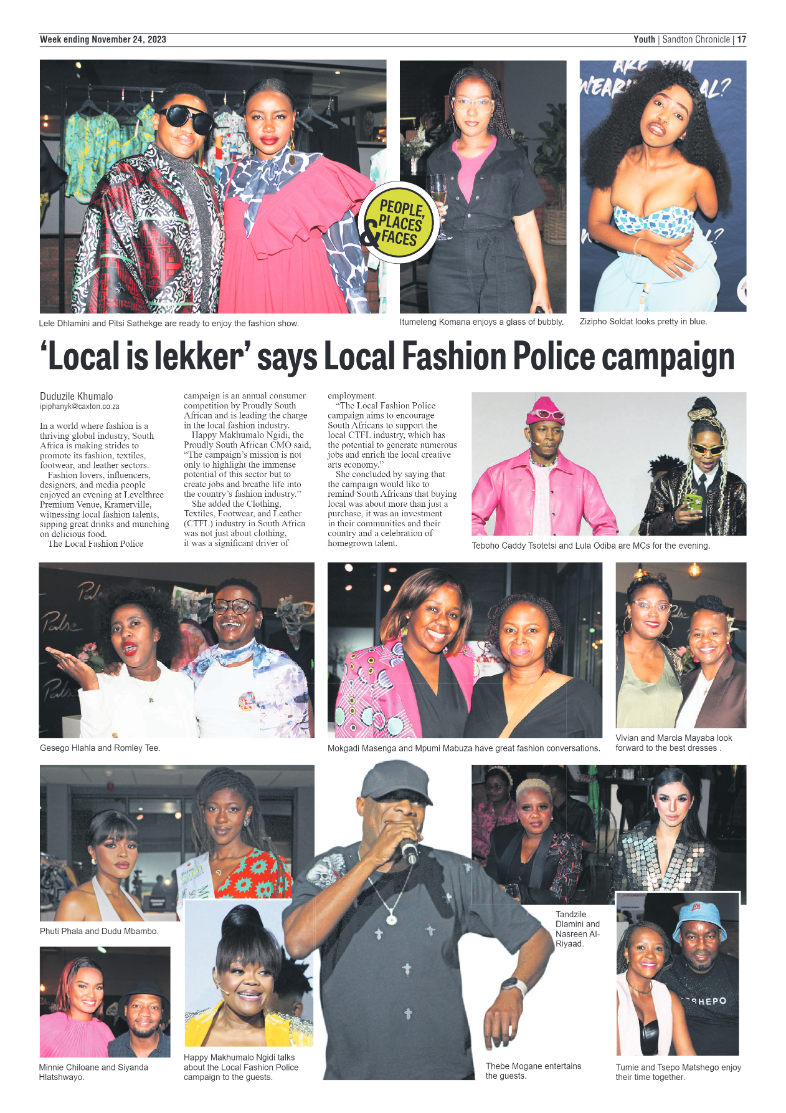 Sandton Chronicle 24 November 2023 page 17