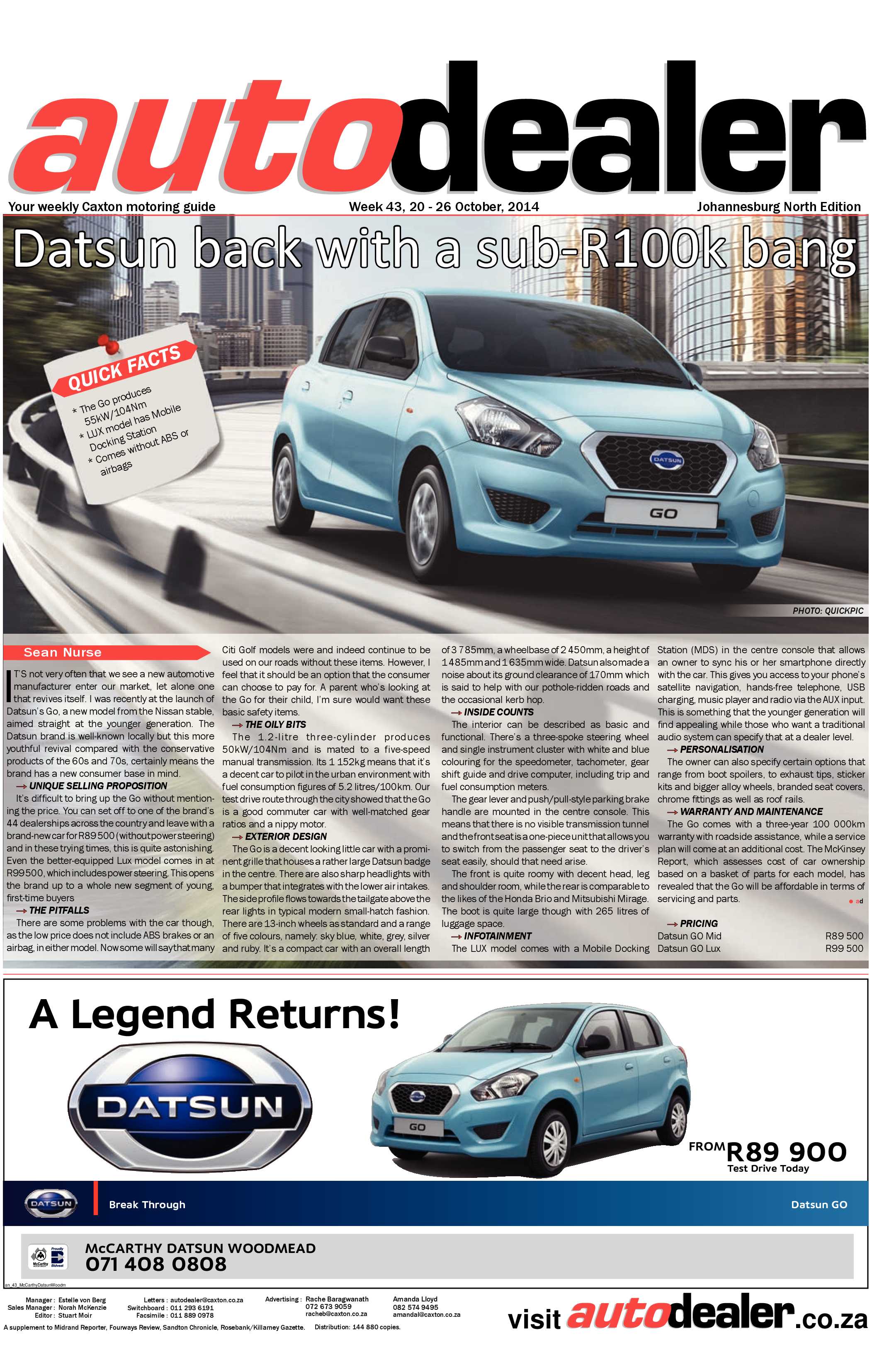 Sandton Chronicle 24 October 2014 page 21