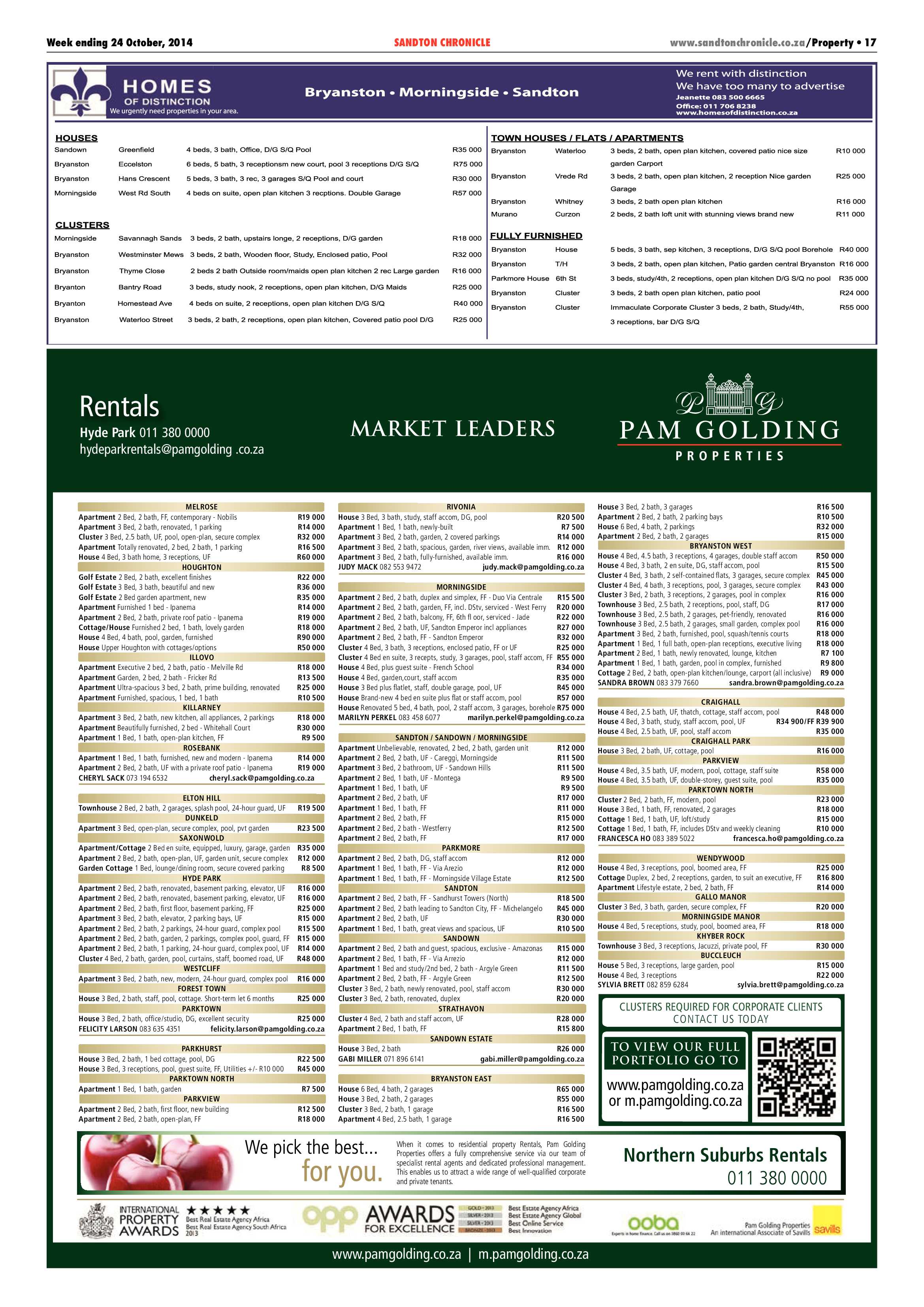 Sandton Chronicle 24 October 2014 page 45