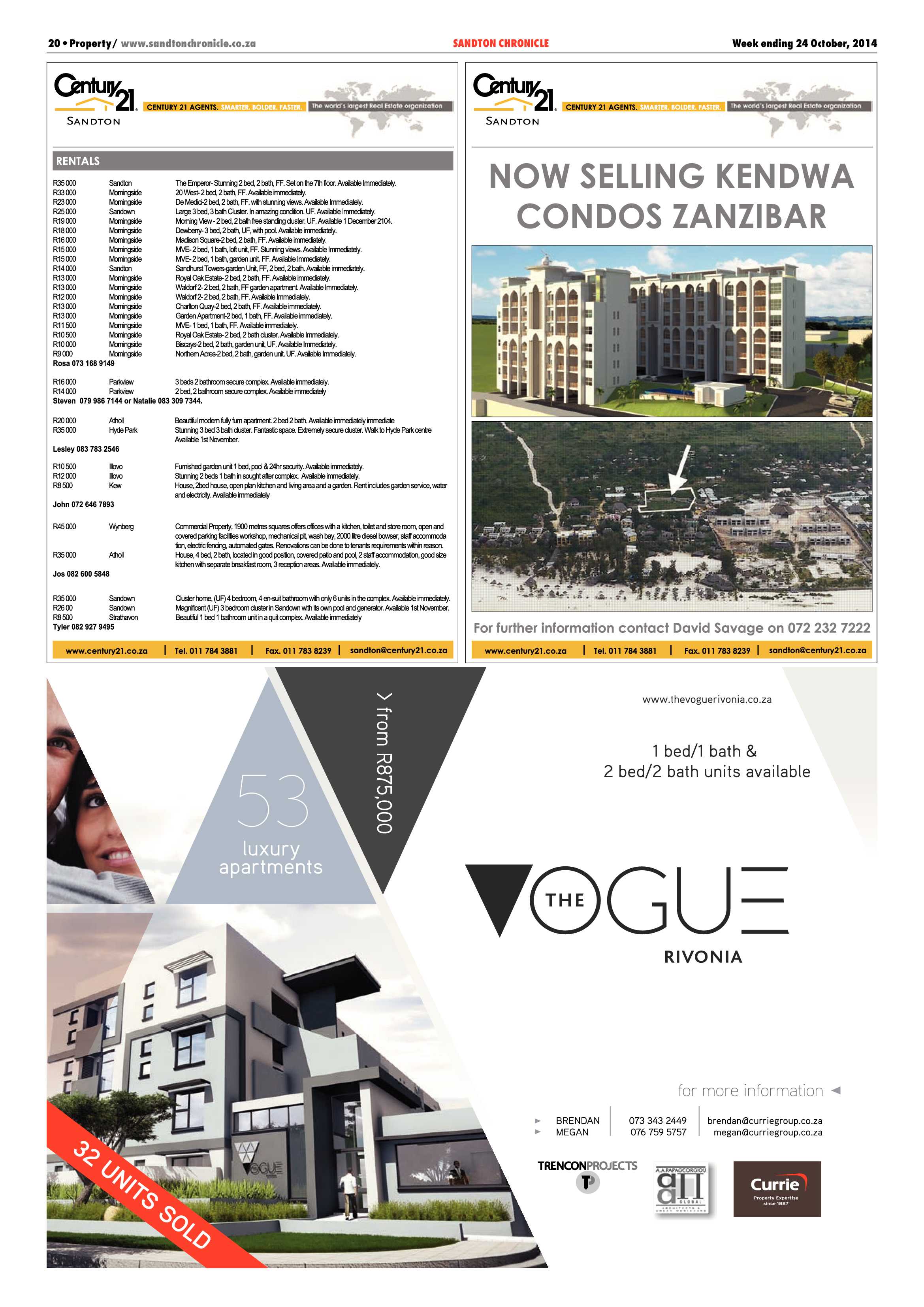 Sandton Chronicle 24 October 2014 page 48