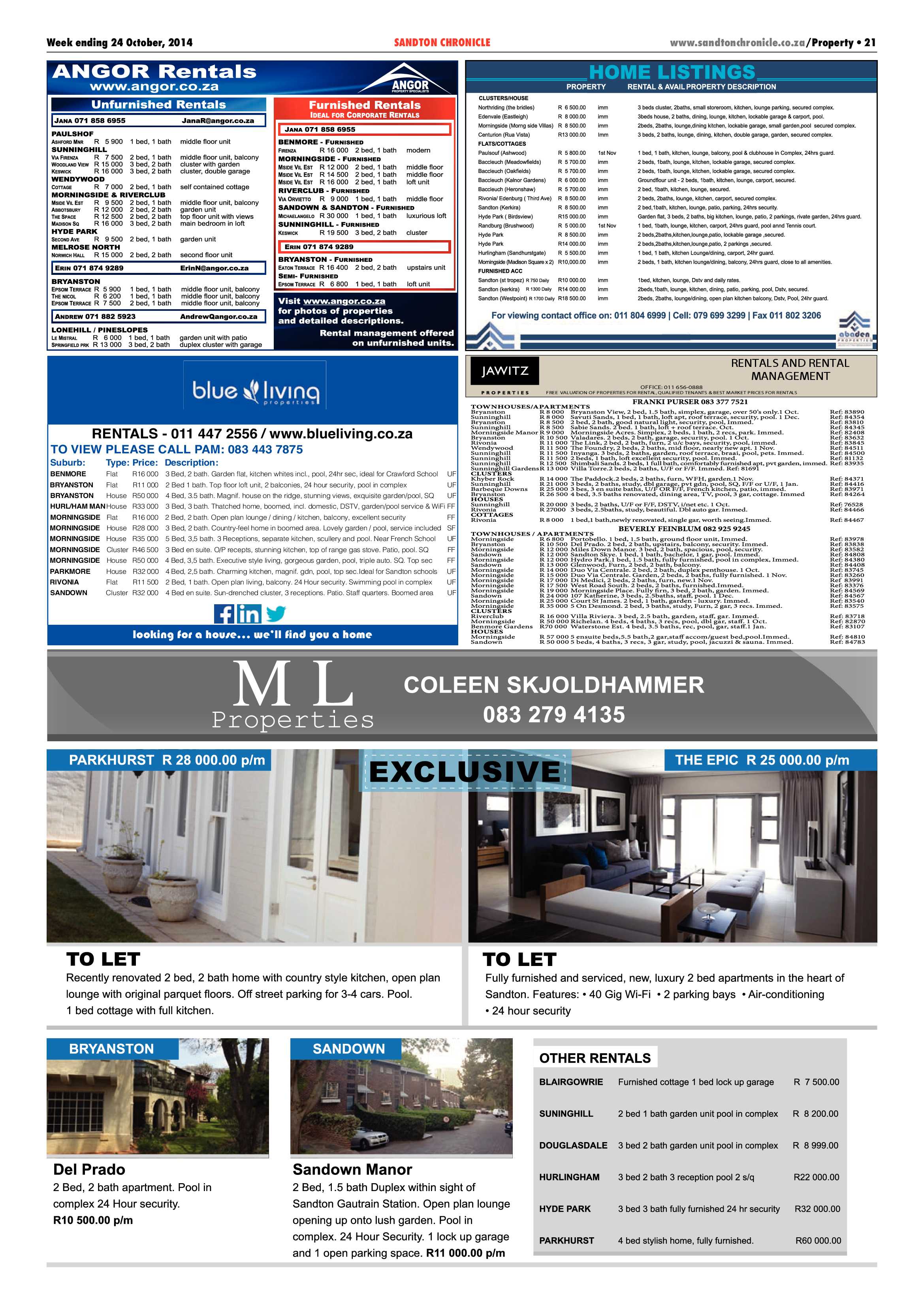 Sandton Chronicle 24 October 2014 page 49