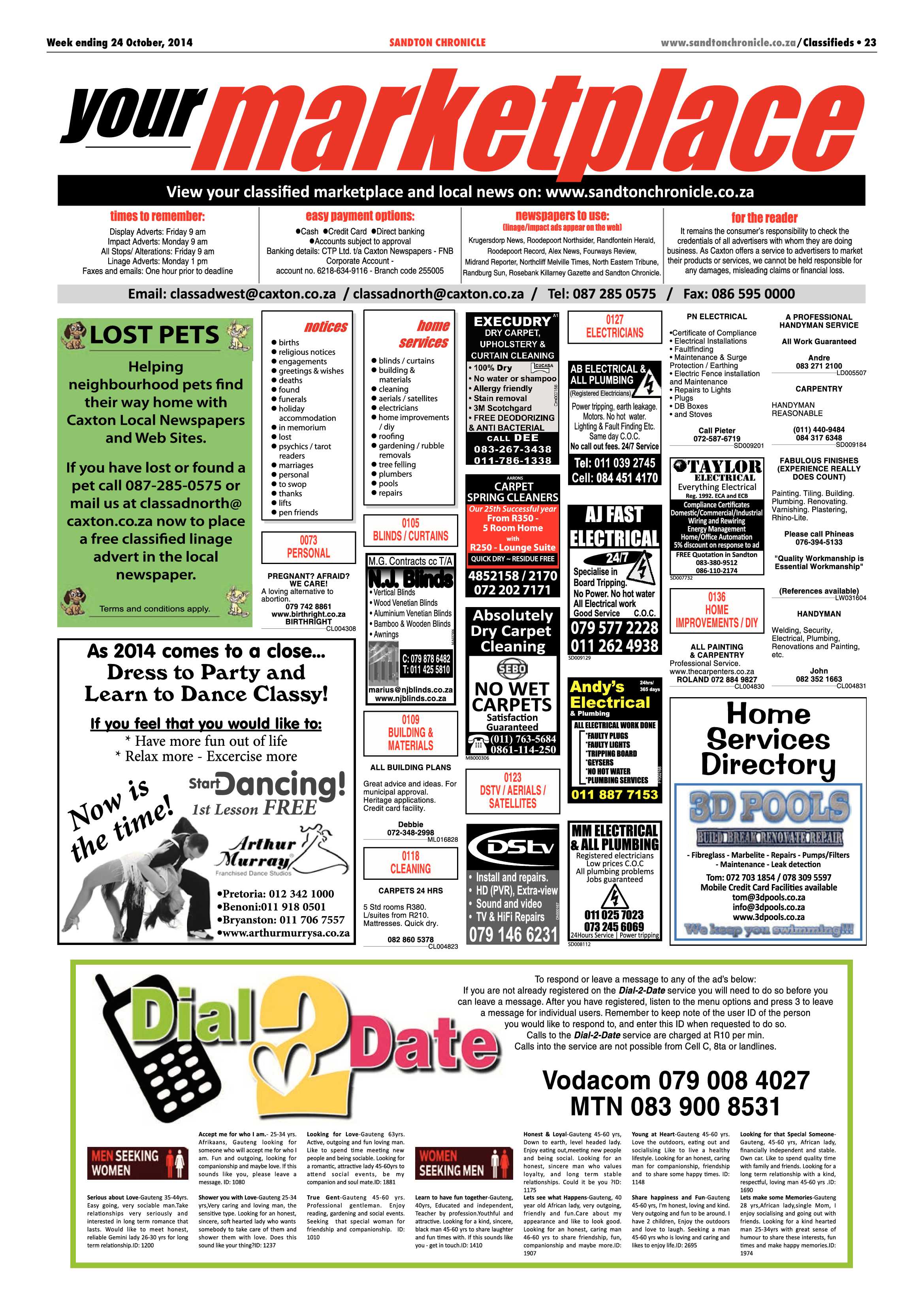 Sandton Chronicle 24 October 2014 page 51