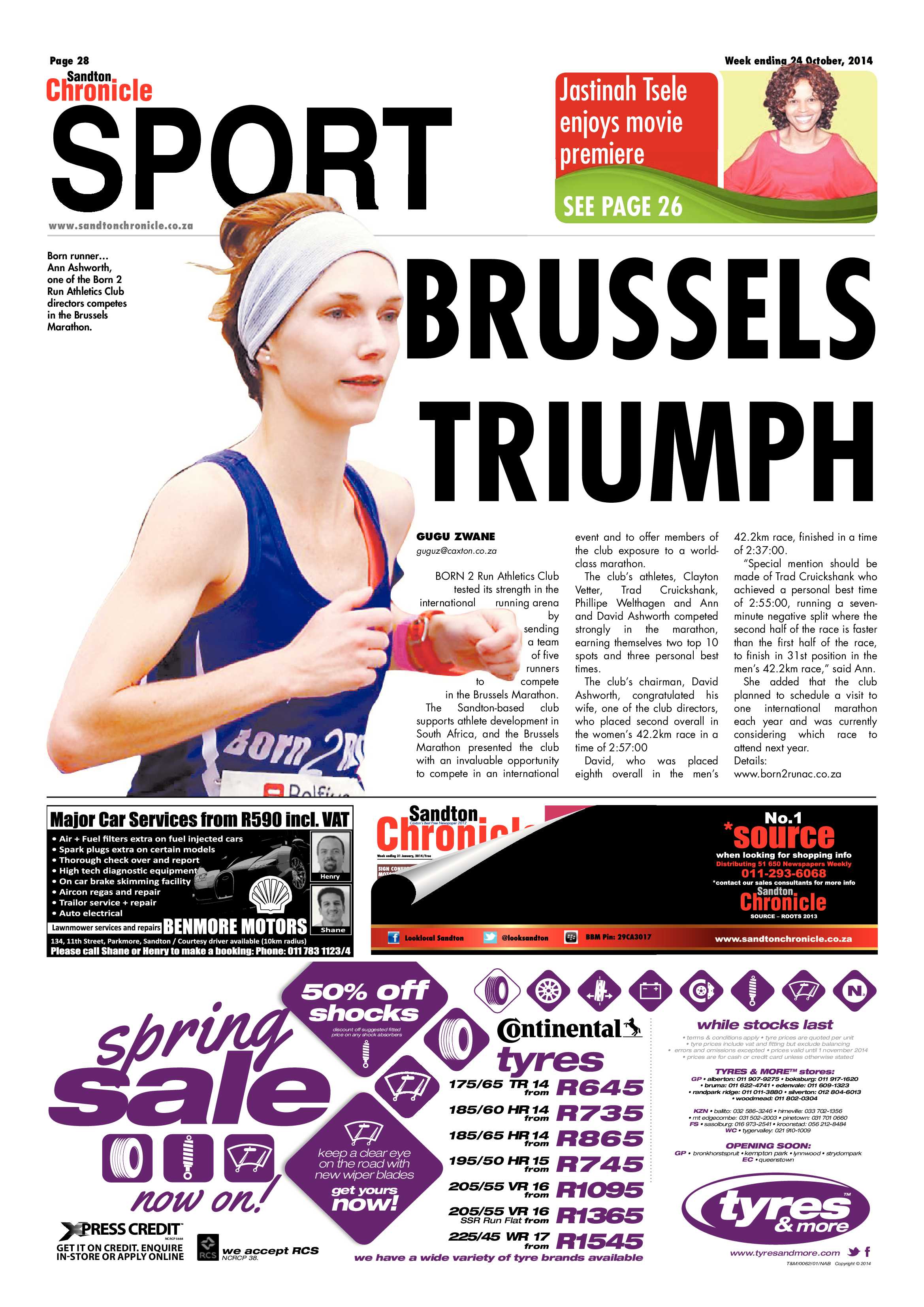Sandton Chronicle 24 October 2014 page 56