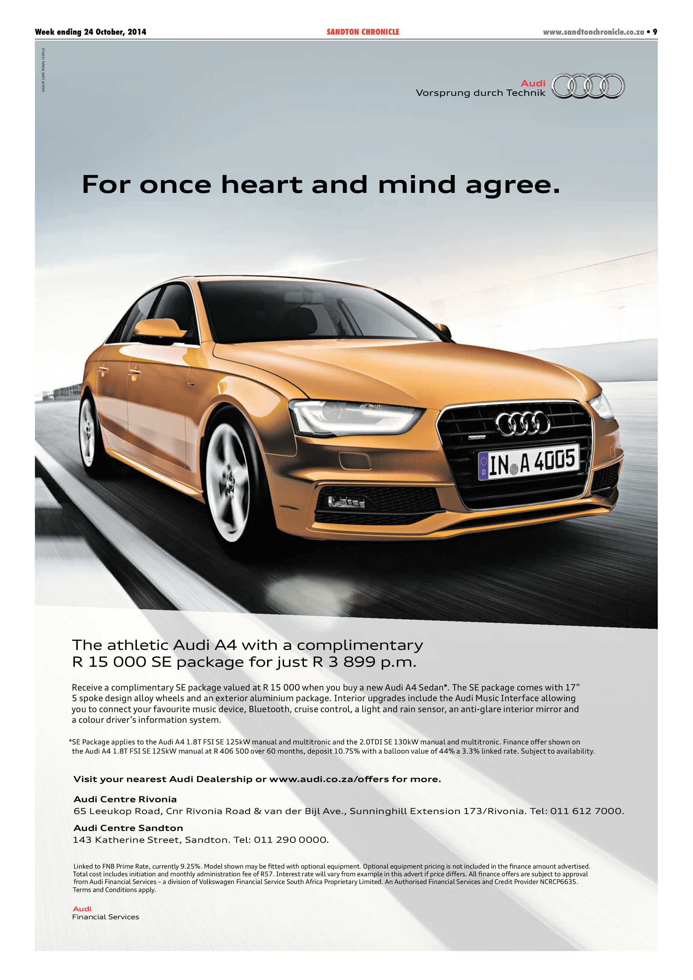 Sandton Chronicle 24 October 2014 page 9