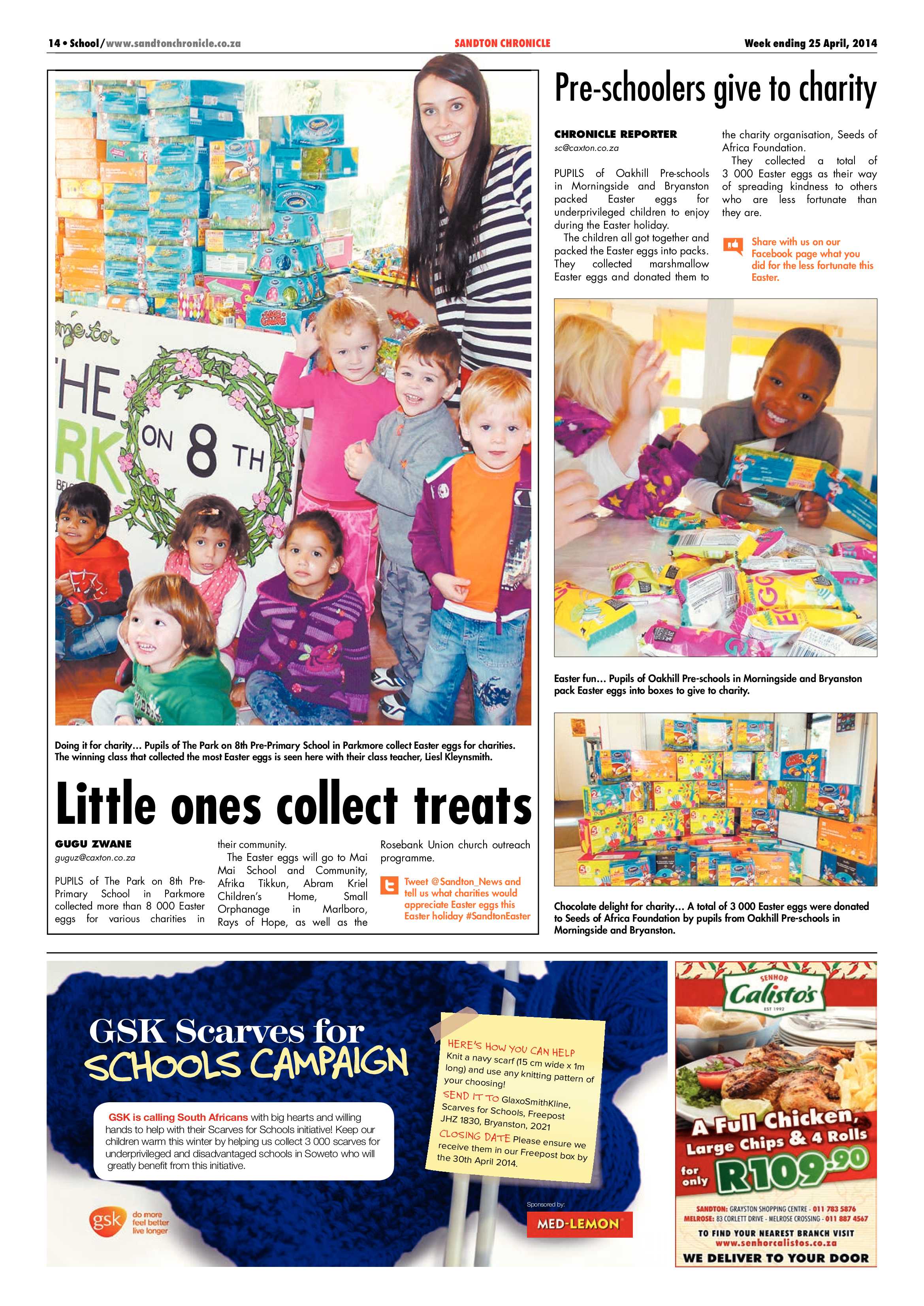 Sandton Chronicle 25 April 2014 page 22