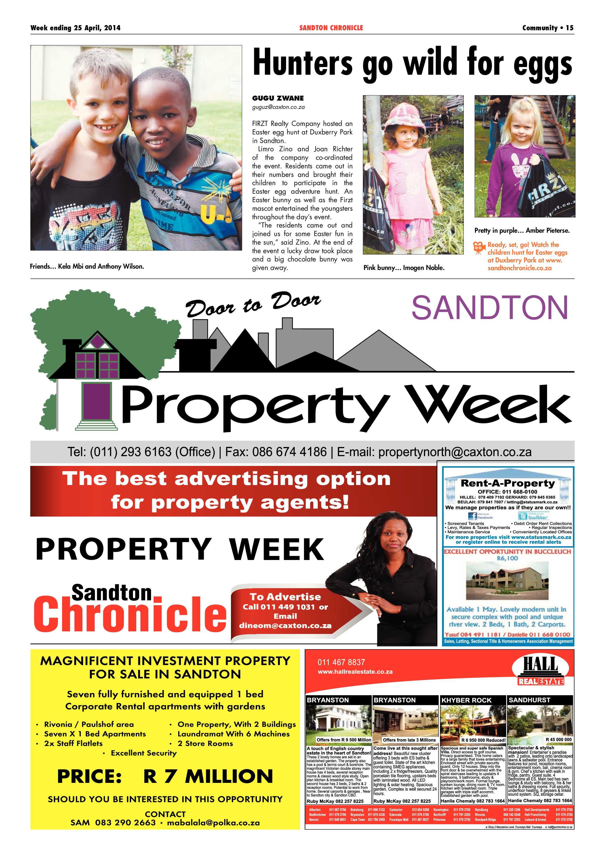 Sandton Chronicle 25 April 2014 page 23