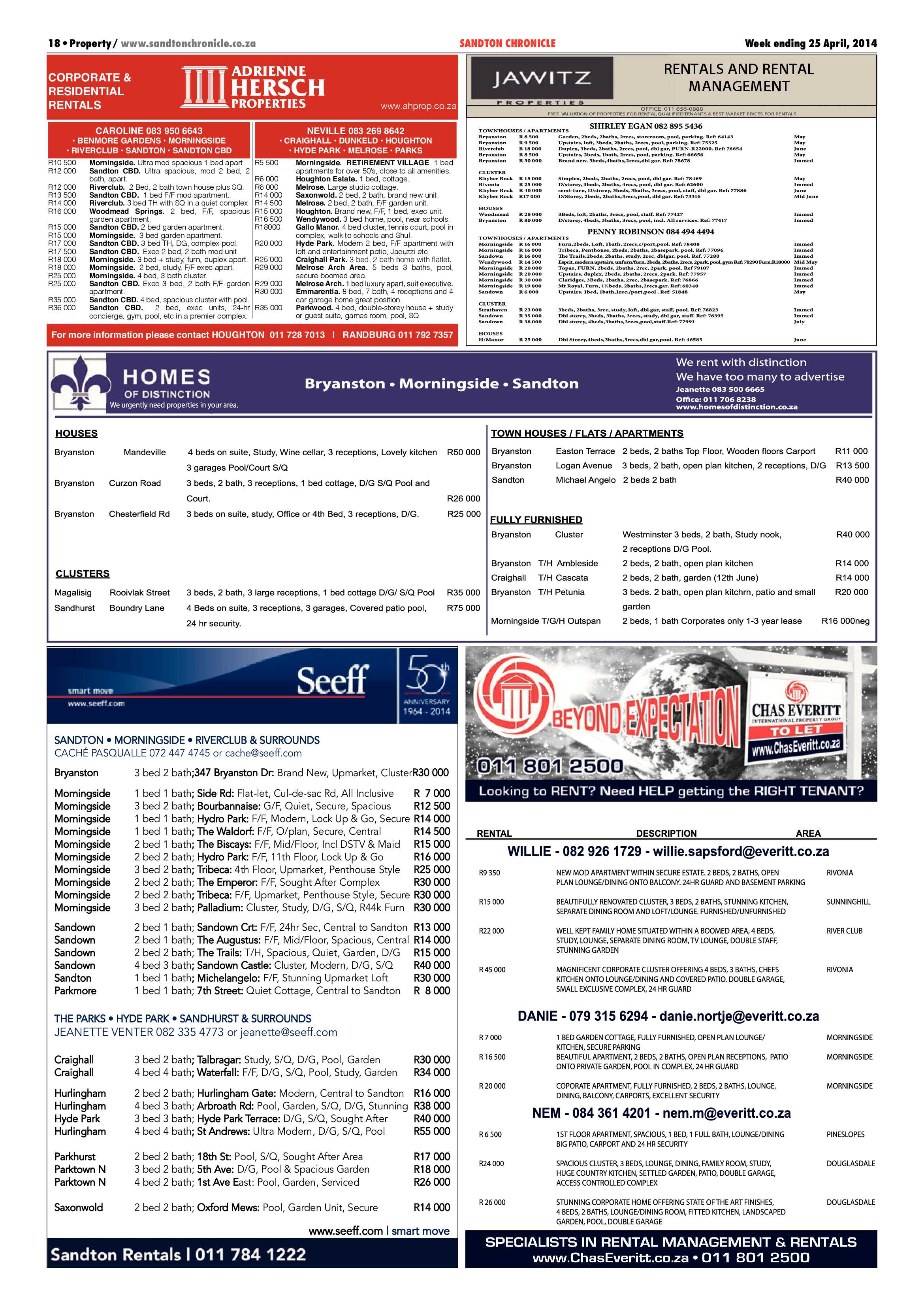Sandton Chronicle 25 April 2014 page 26