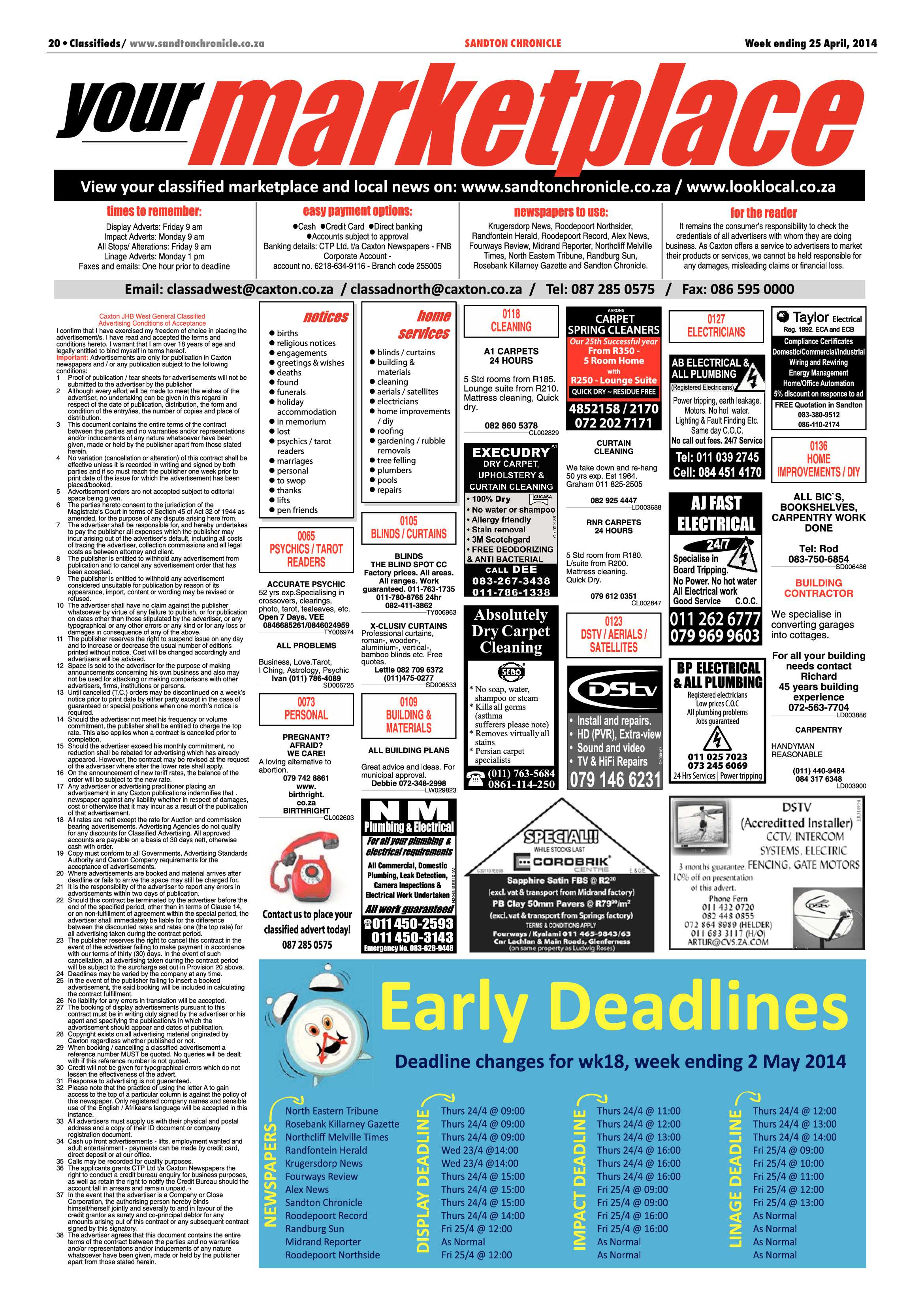 Sandton Chronicle 25 April 2014 page 28