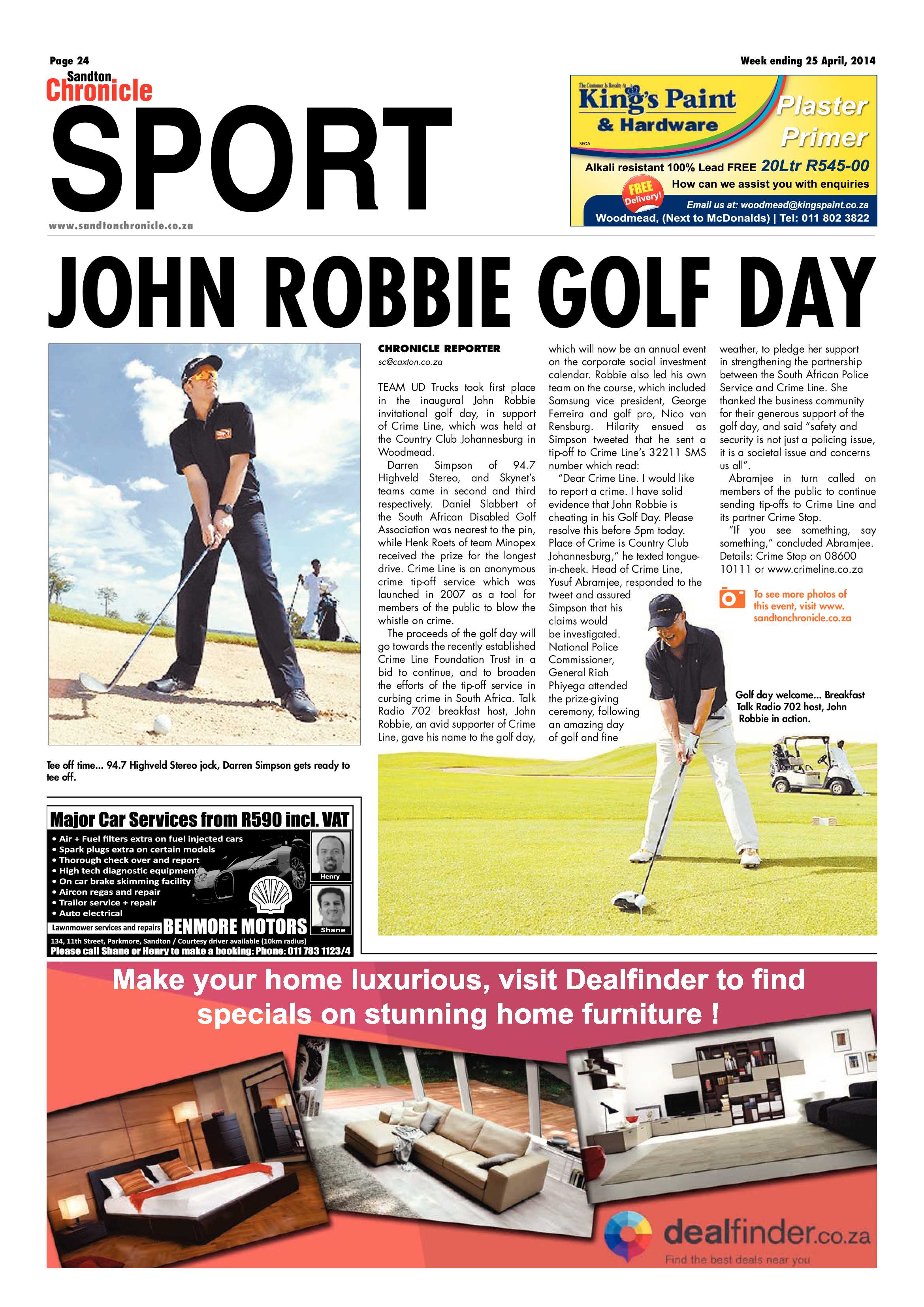 Sandton Chronicle 25 April 2014 page 32