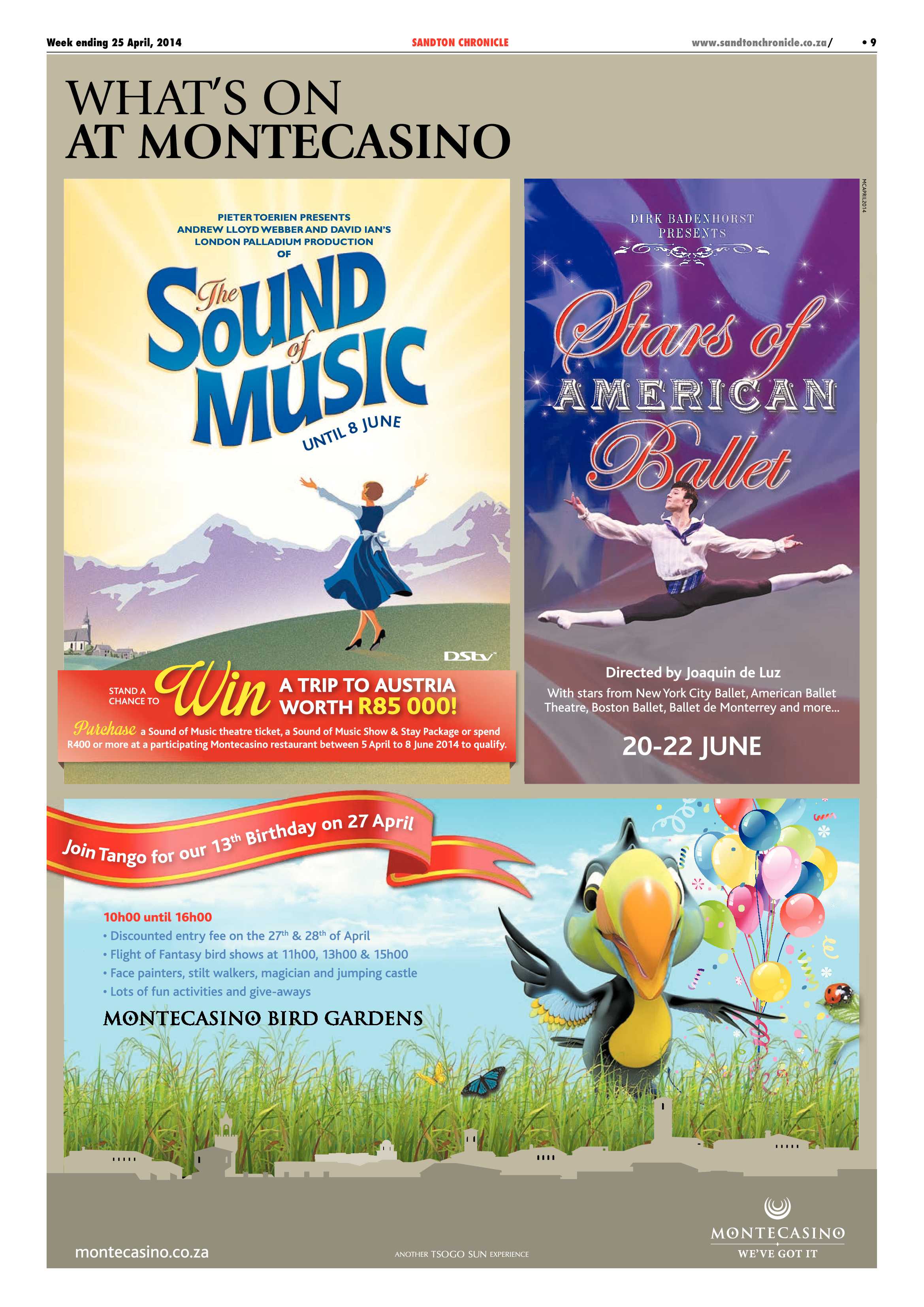 Sandton Chronicle 25 April 2014 page 9