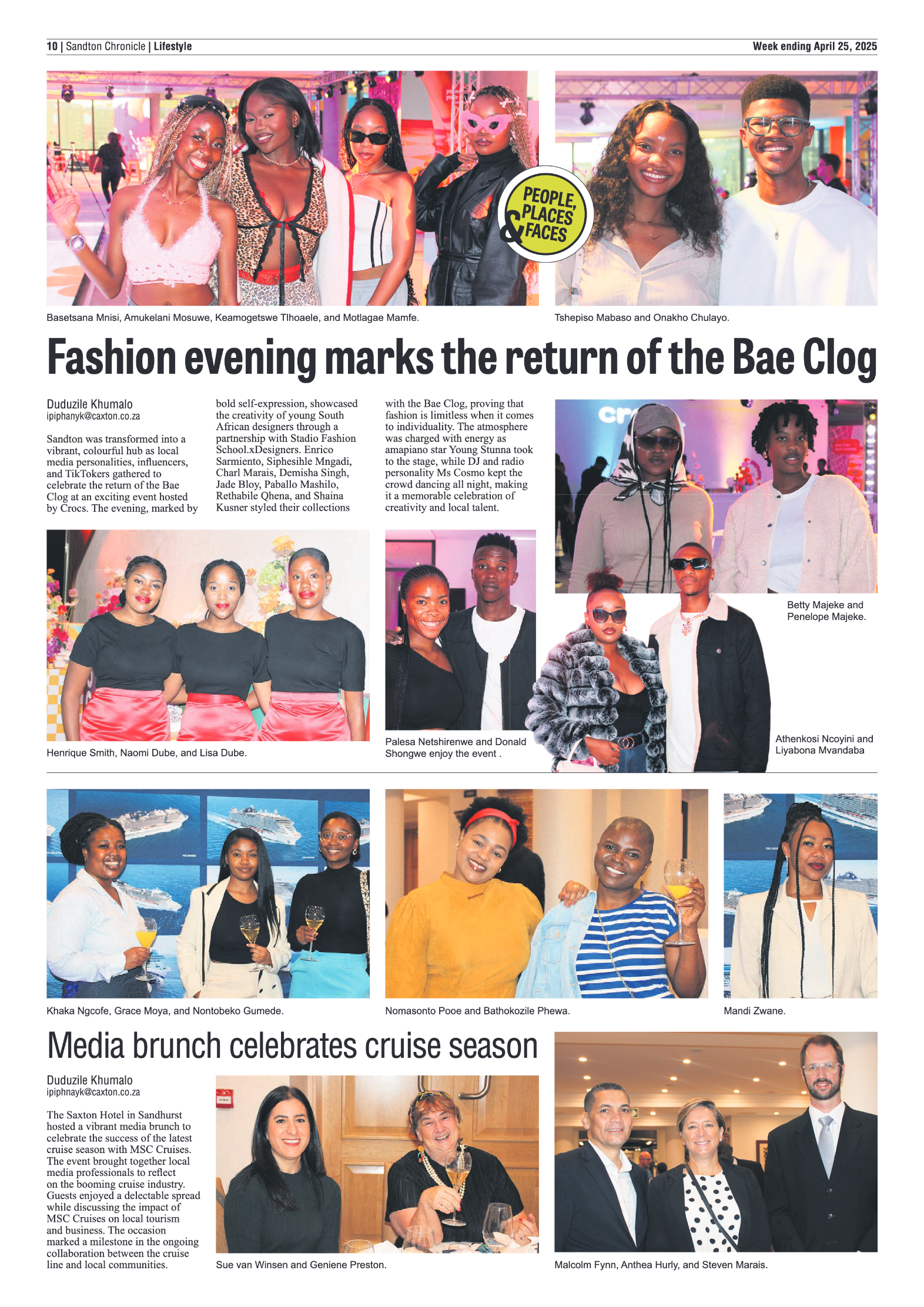 Sandton Chronicle 25 April 2025 page 10