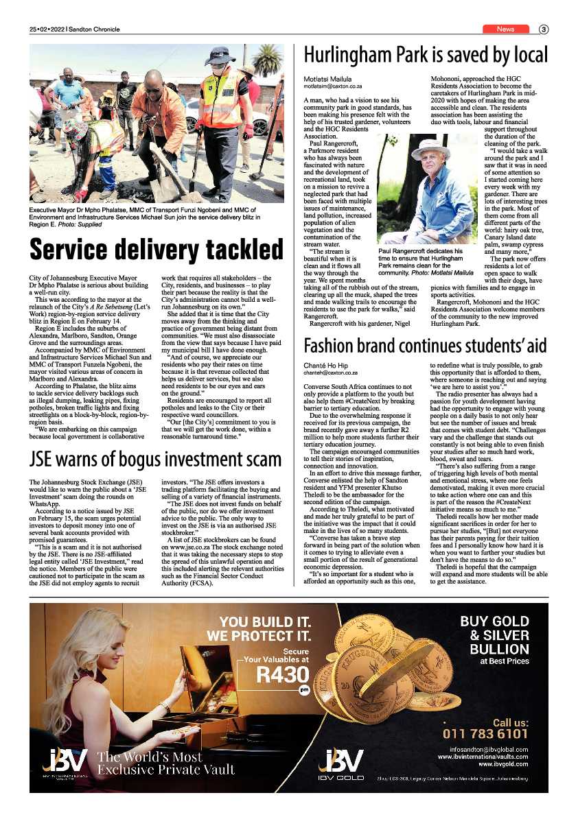 Sandton Chronicle 25 February 2022 page 3