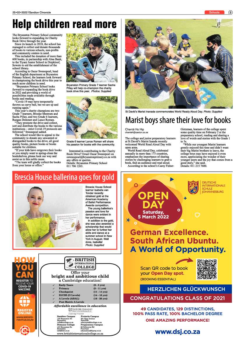 Sandton Chronicle 25 February 2022 page 5