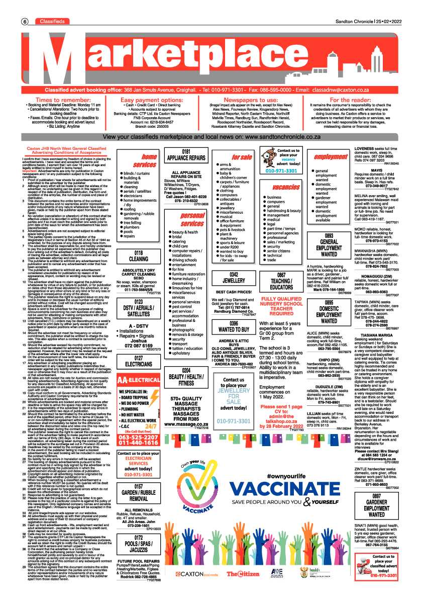 Sandton Chronicle 25 February 2022 page 6