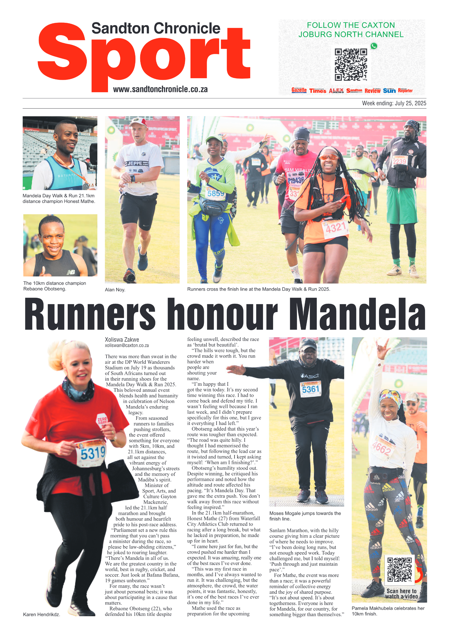 Sandton Chronicle 25 July 2025 page 12