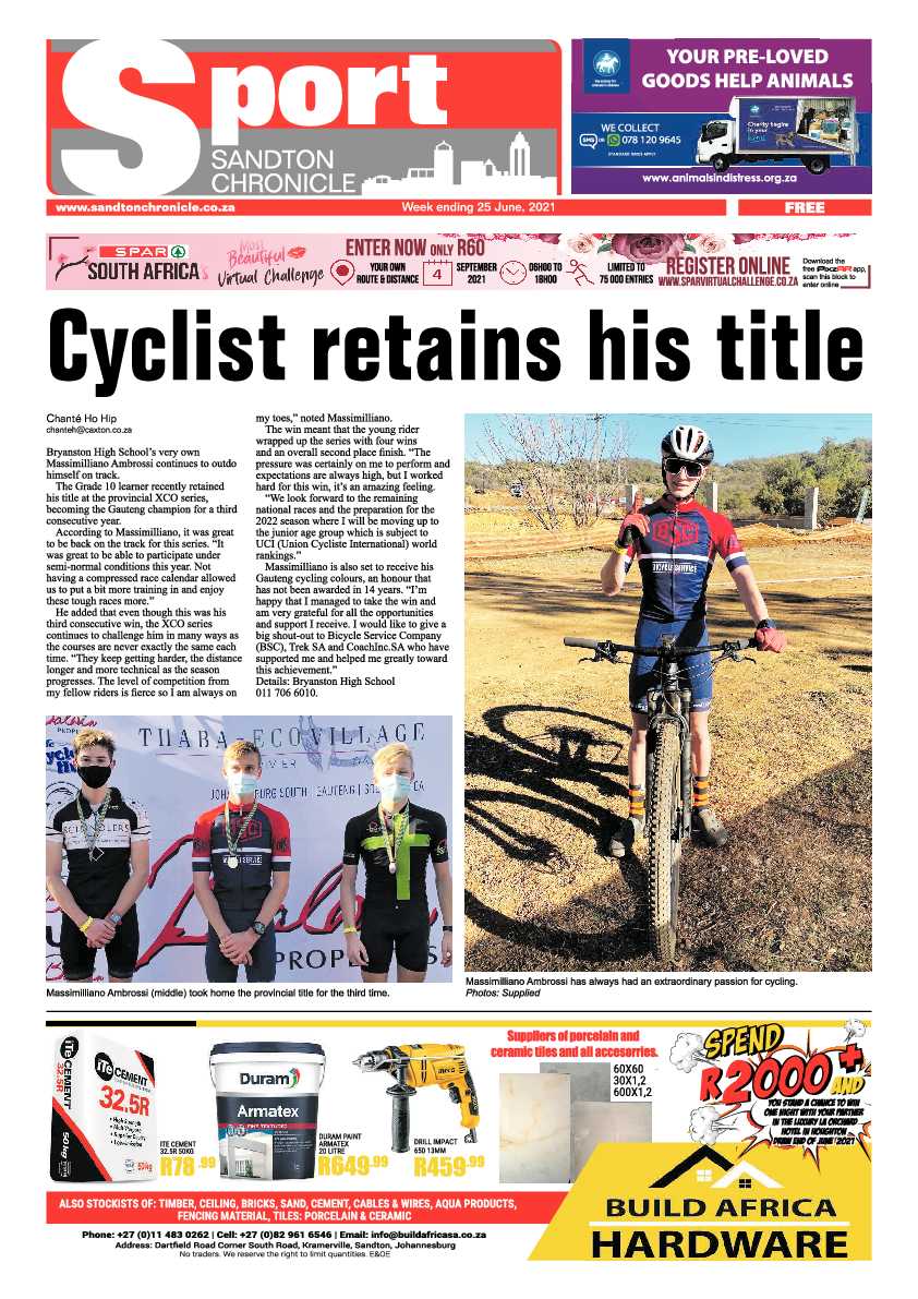 Sandton Chronicle  25 June 2021 page 12