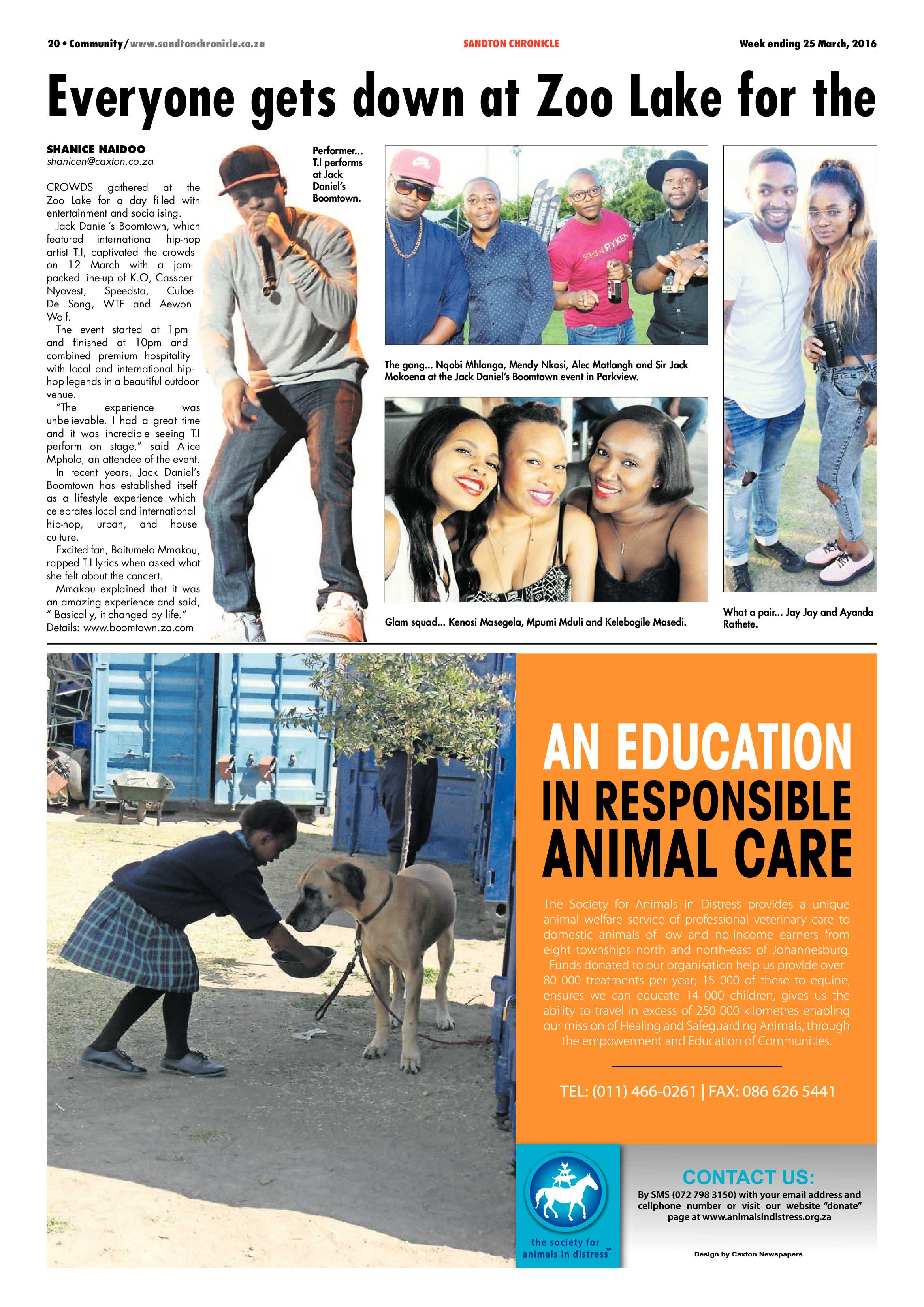 Sandton Chronicle 25 March 2016 page 20