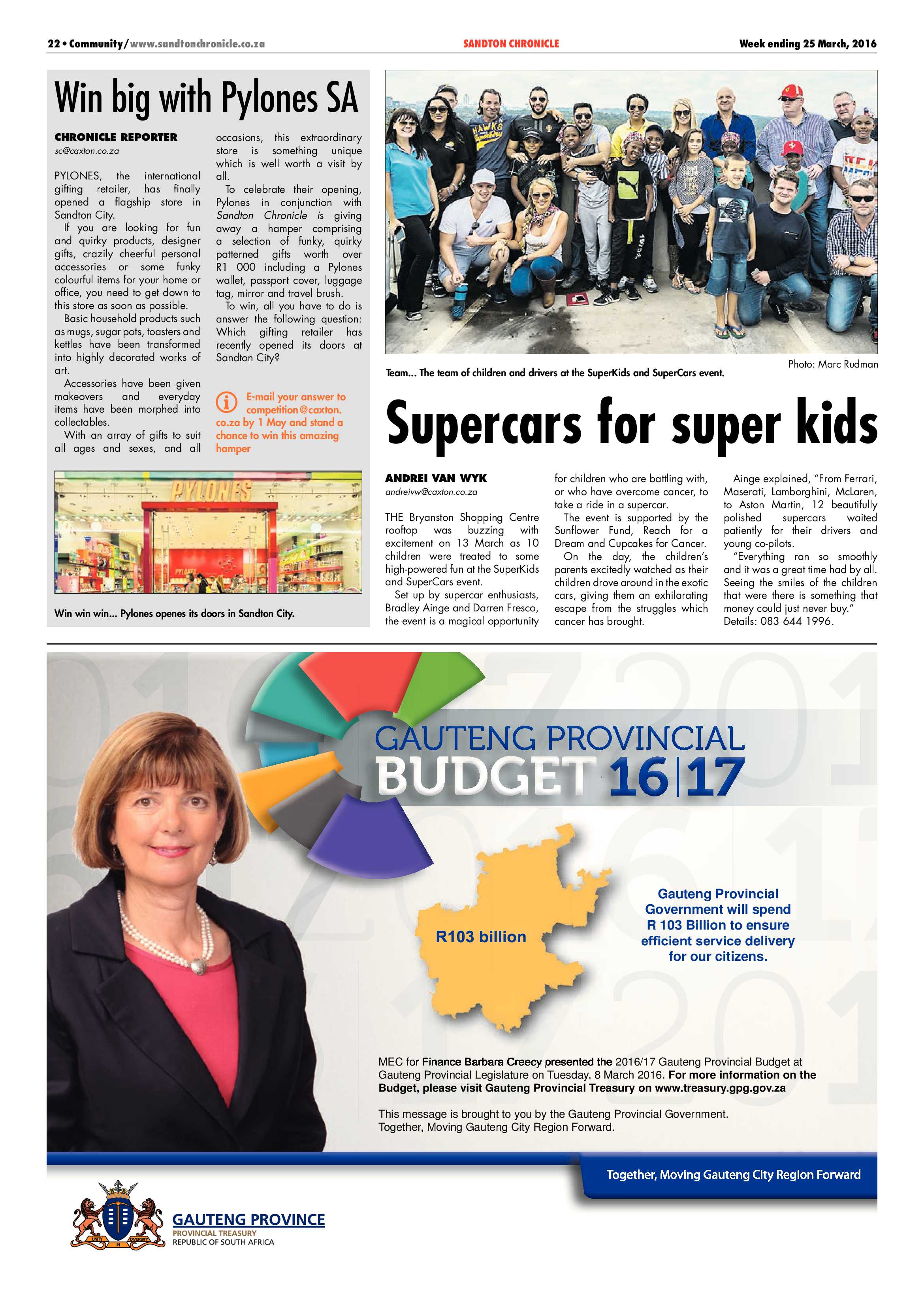 Sandton Chronicle 25 March 2016 page 22