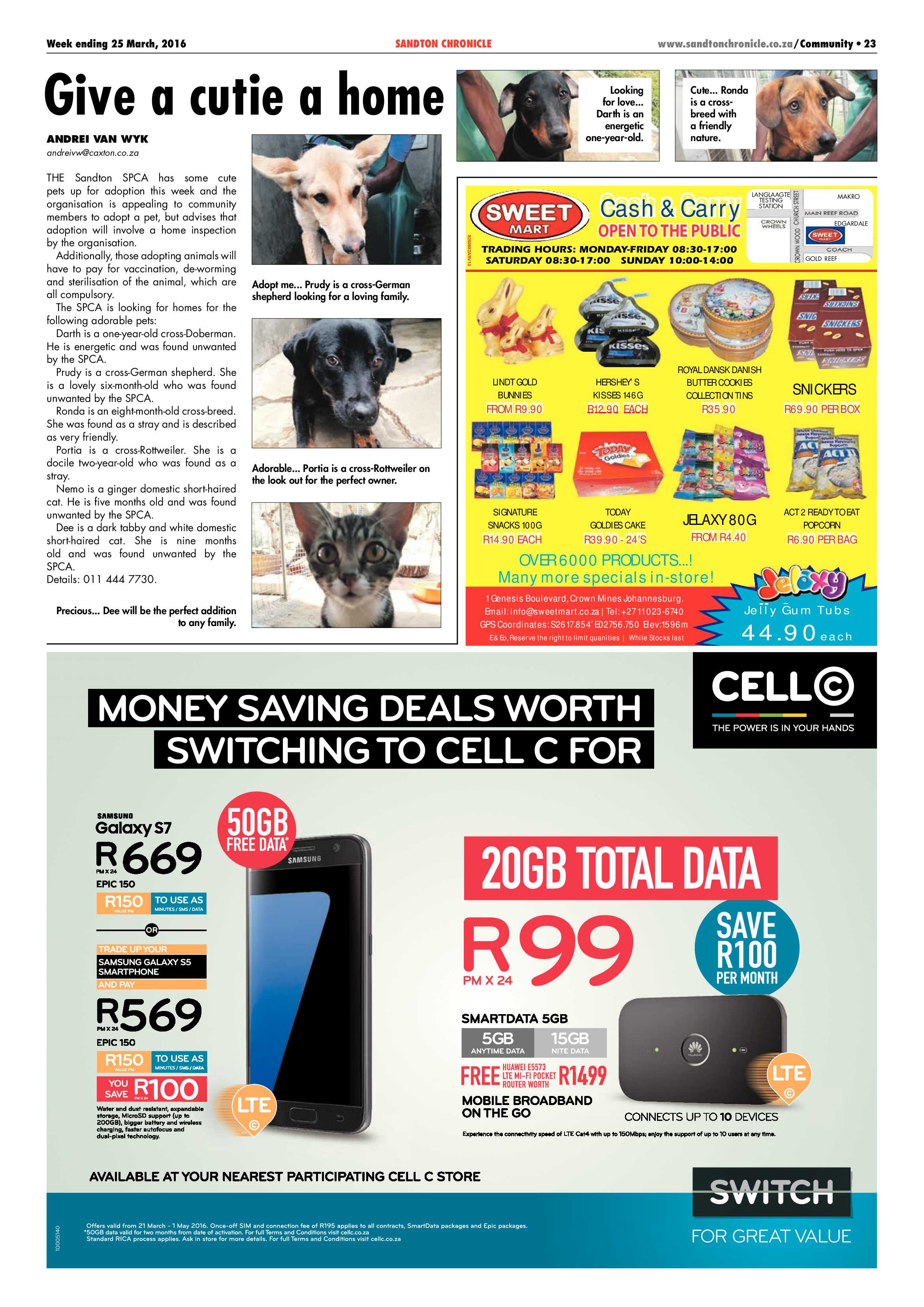 Sandton Chronicle 25 March 2016 page 23