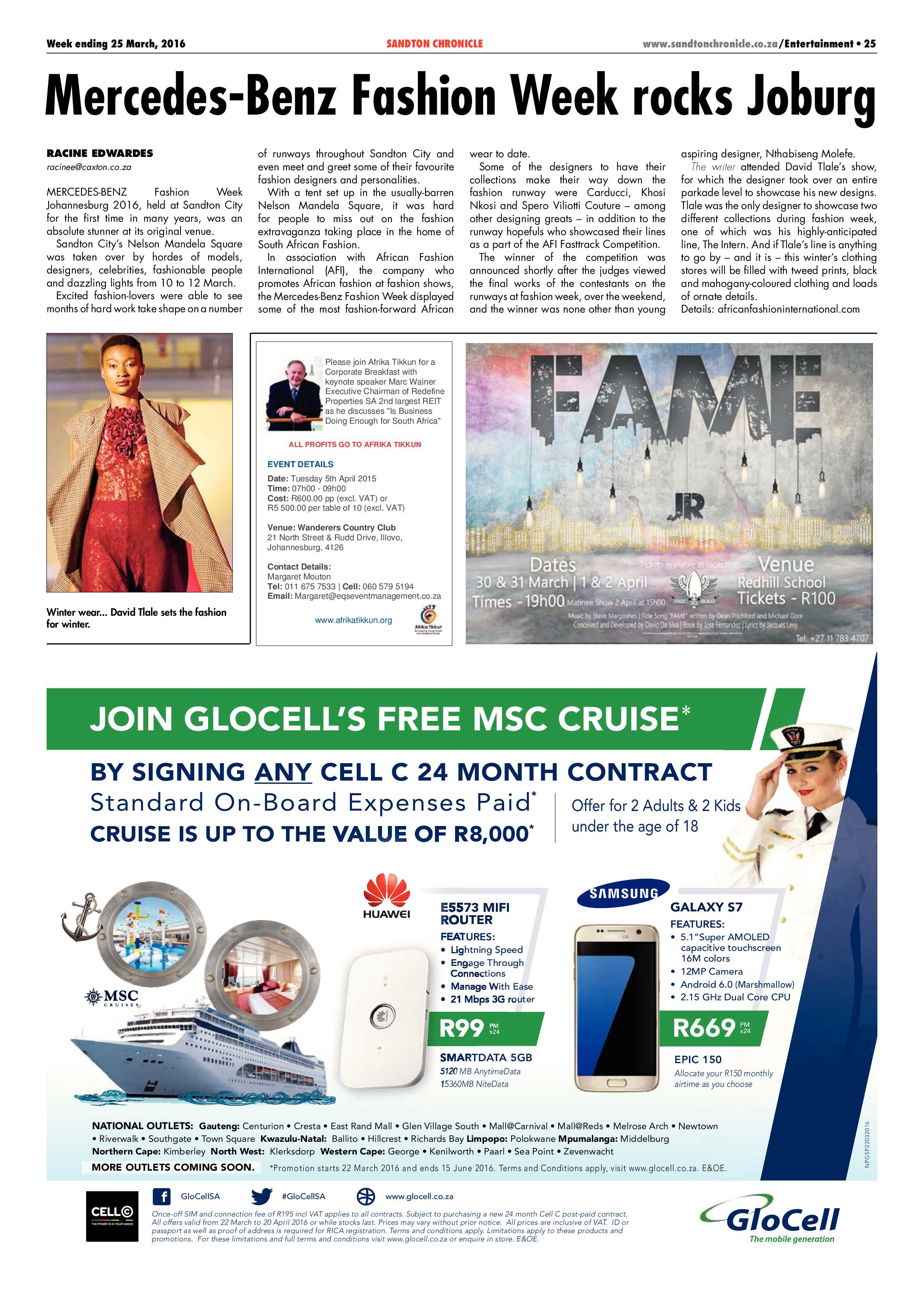 Sandton Chronicle 25 March 2016 page 25