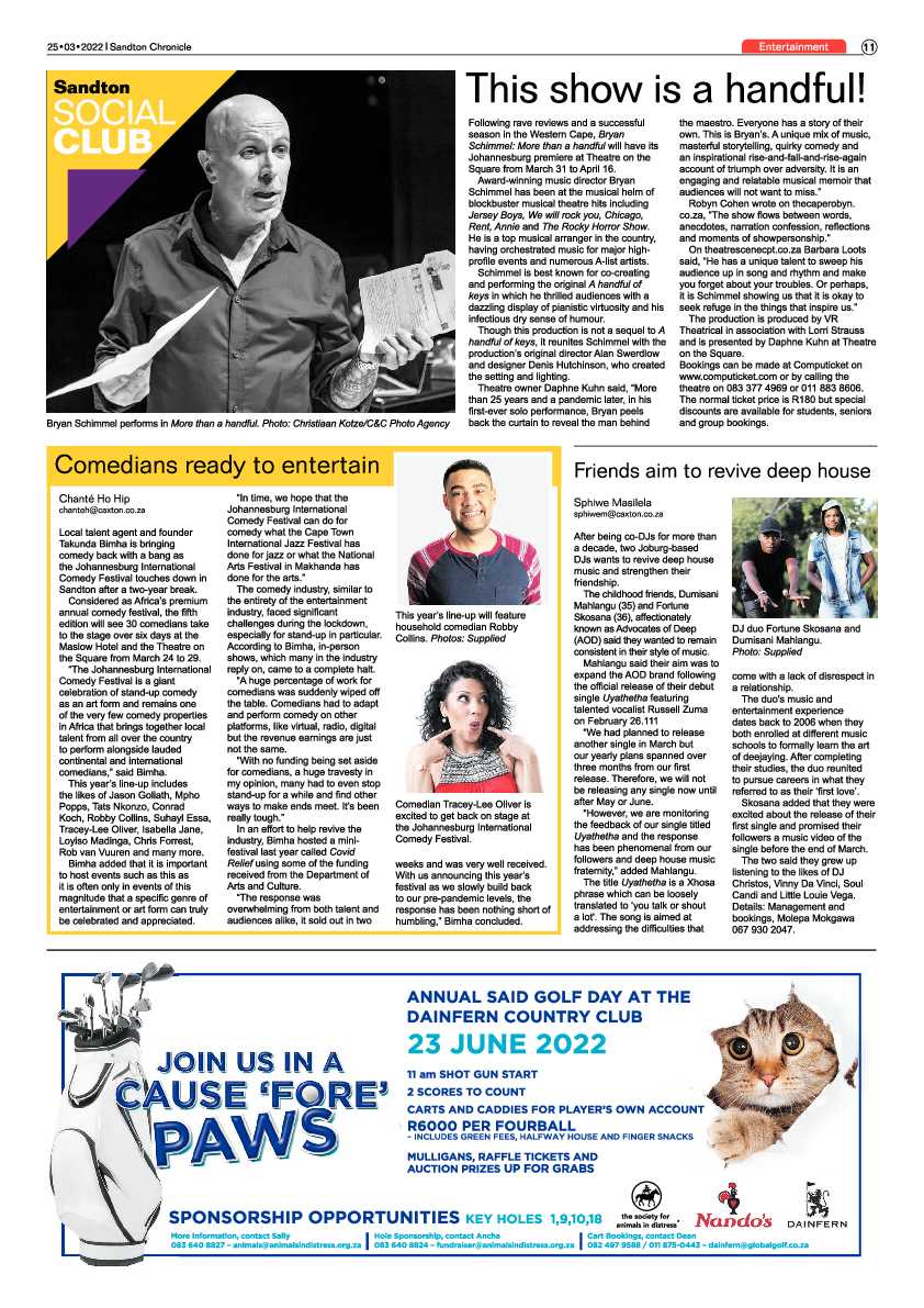 Sandton Chronicle 25 March 2022 page 11