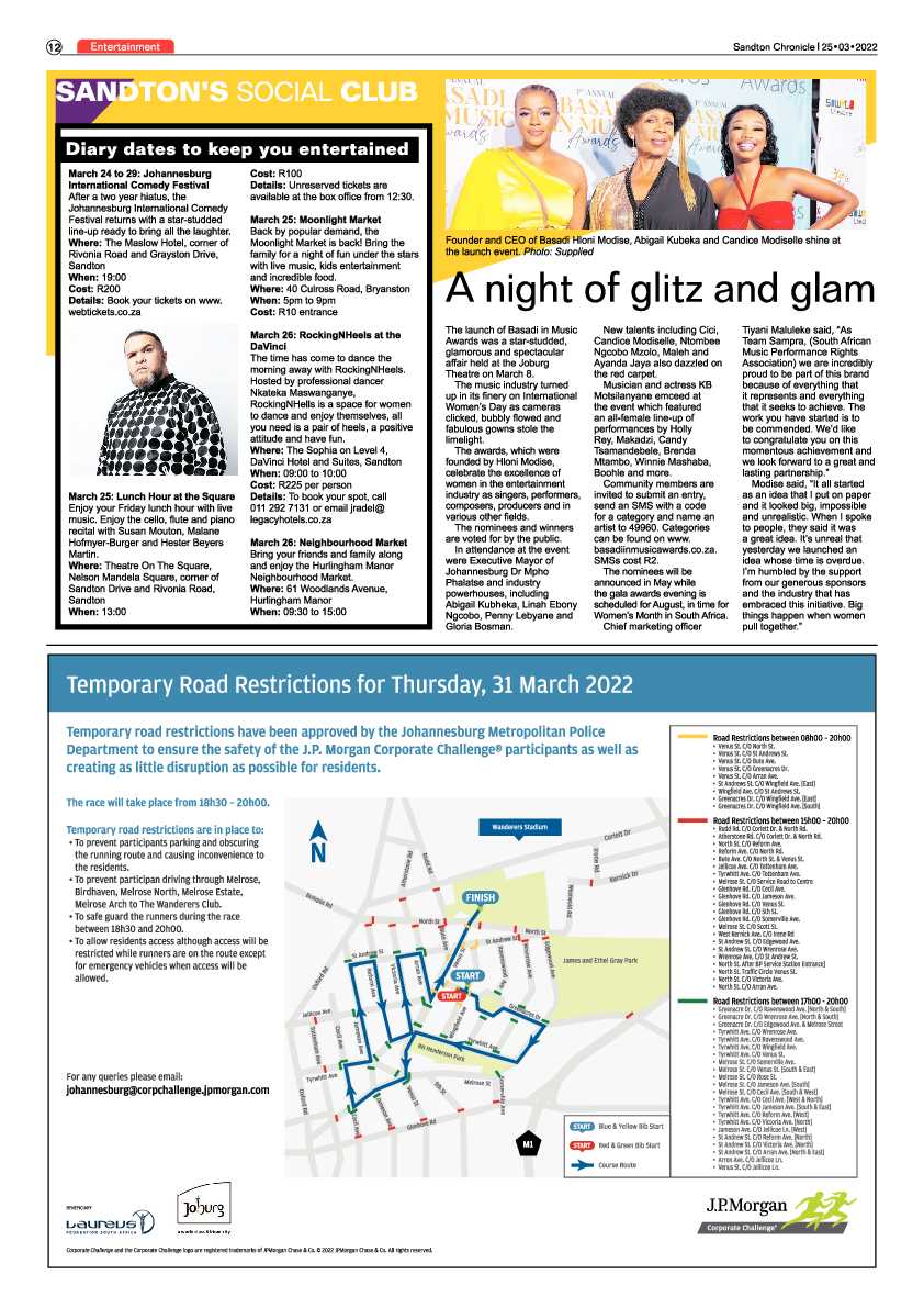 Sandton Chronicle 25 March 2022 page 12