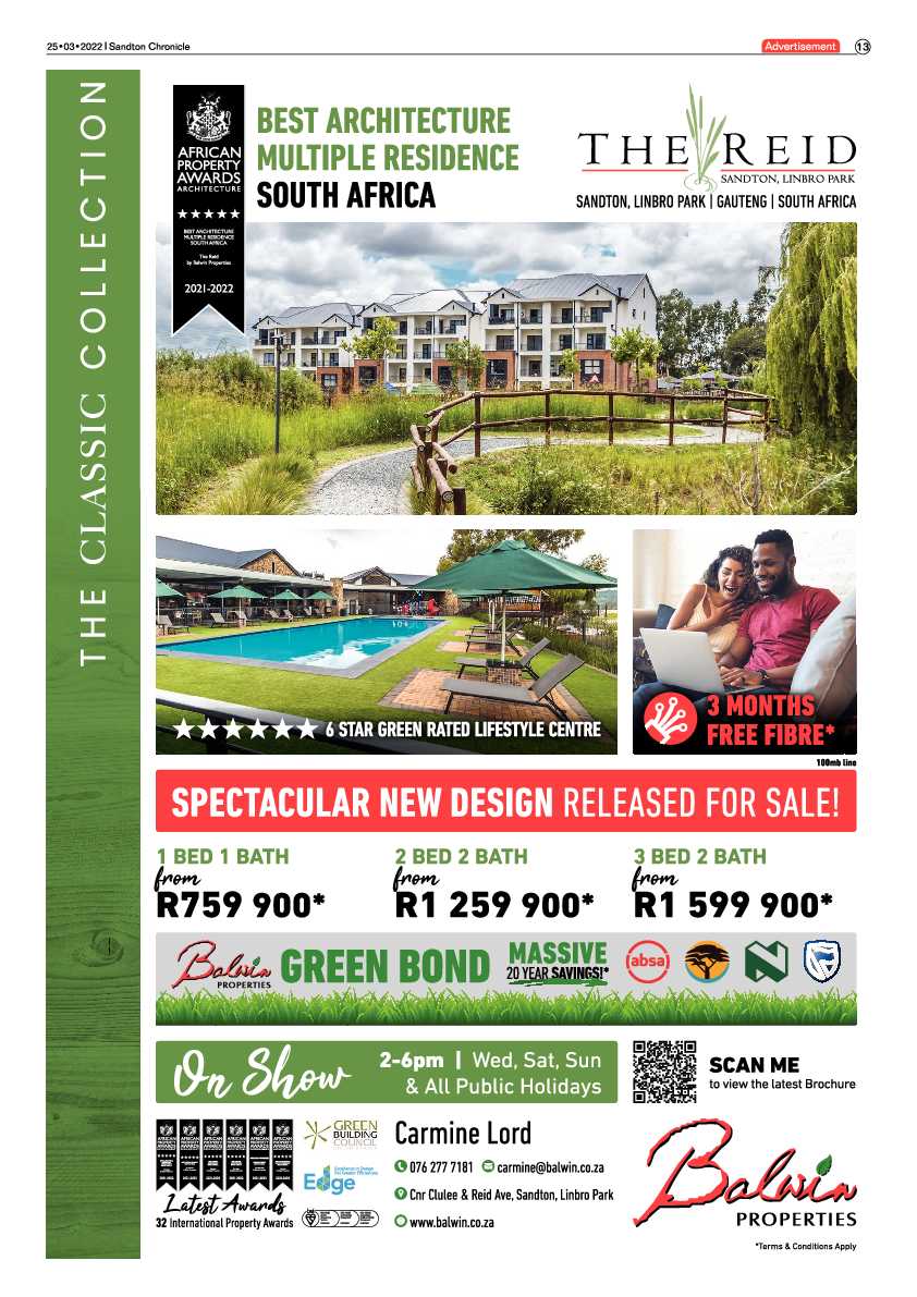 Sandton Chronicle 25 March 2022 page 13