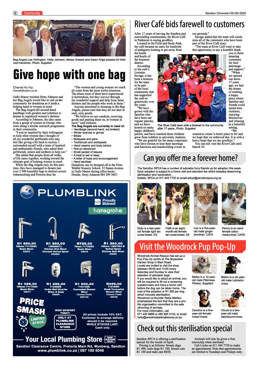 Sandton Chronicle 25 March 2022 page 6