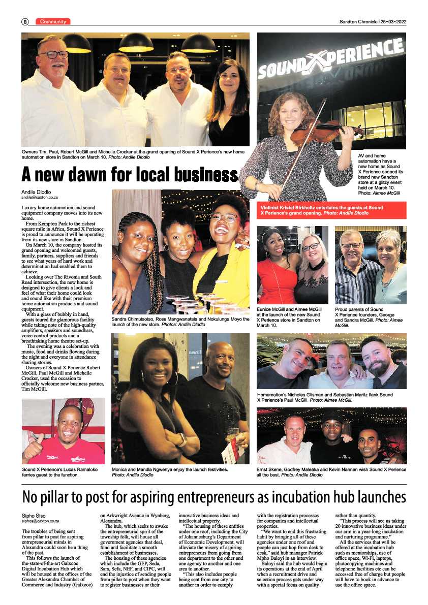 Sandton Chronicle 25 March 2022 page 8