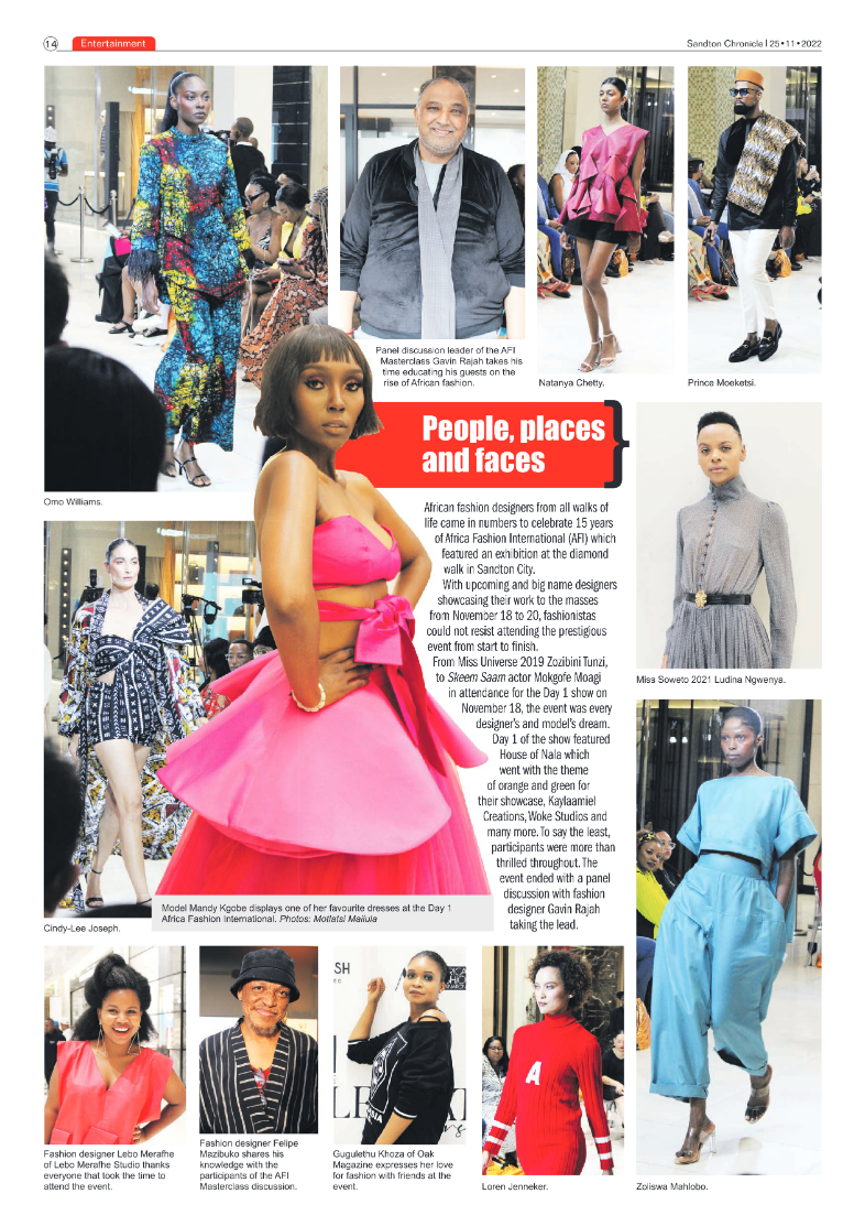 Sandton Chronicle 25 Nov 2022 page 14