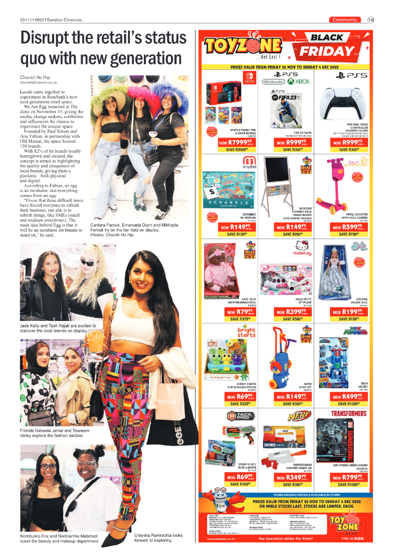 Sandton Chronicle 25 Nov 2022 page 19