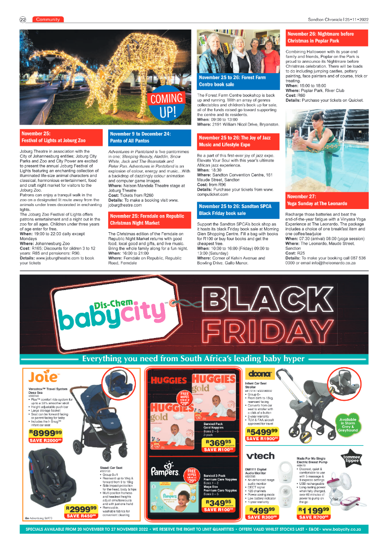 Sandton Chronicle 25 Nov 2022 page 22