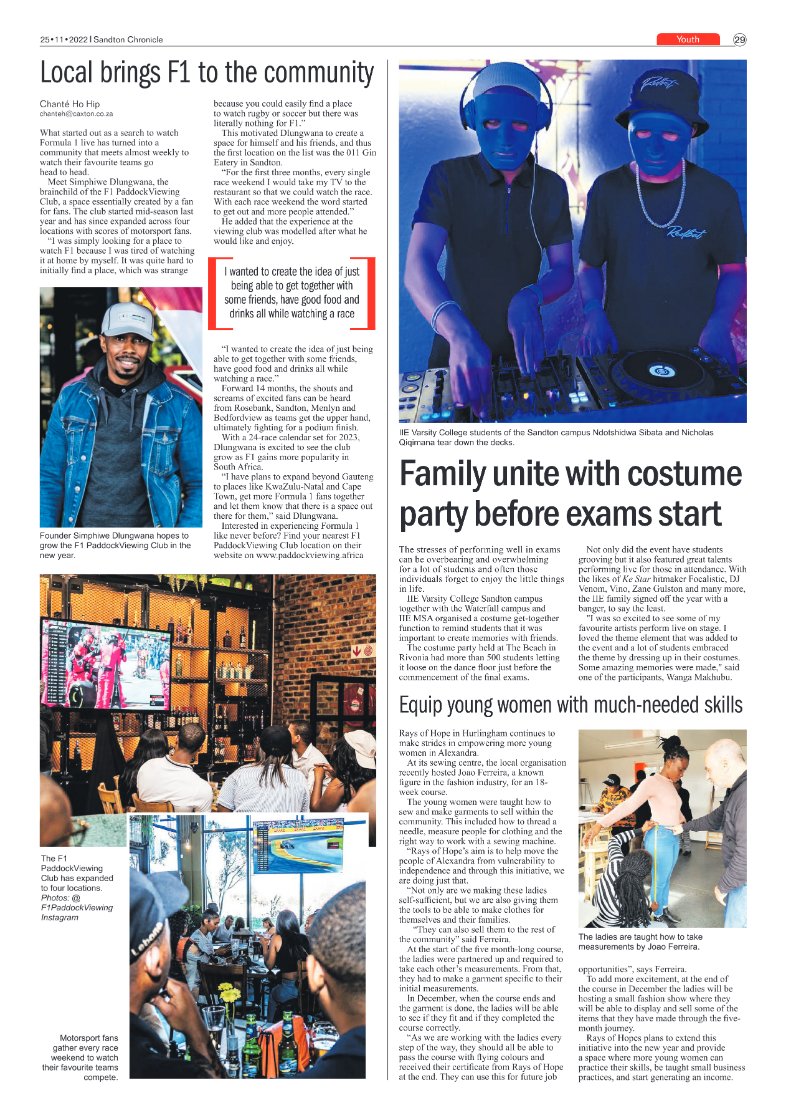 Sandton Chronicle 25 Nov 2022 page 29