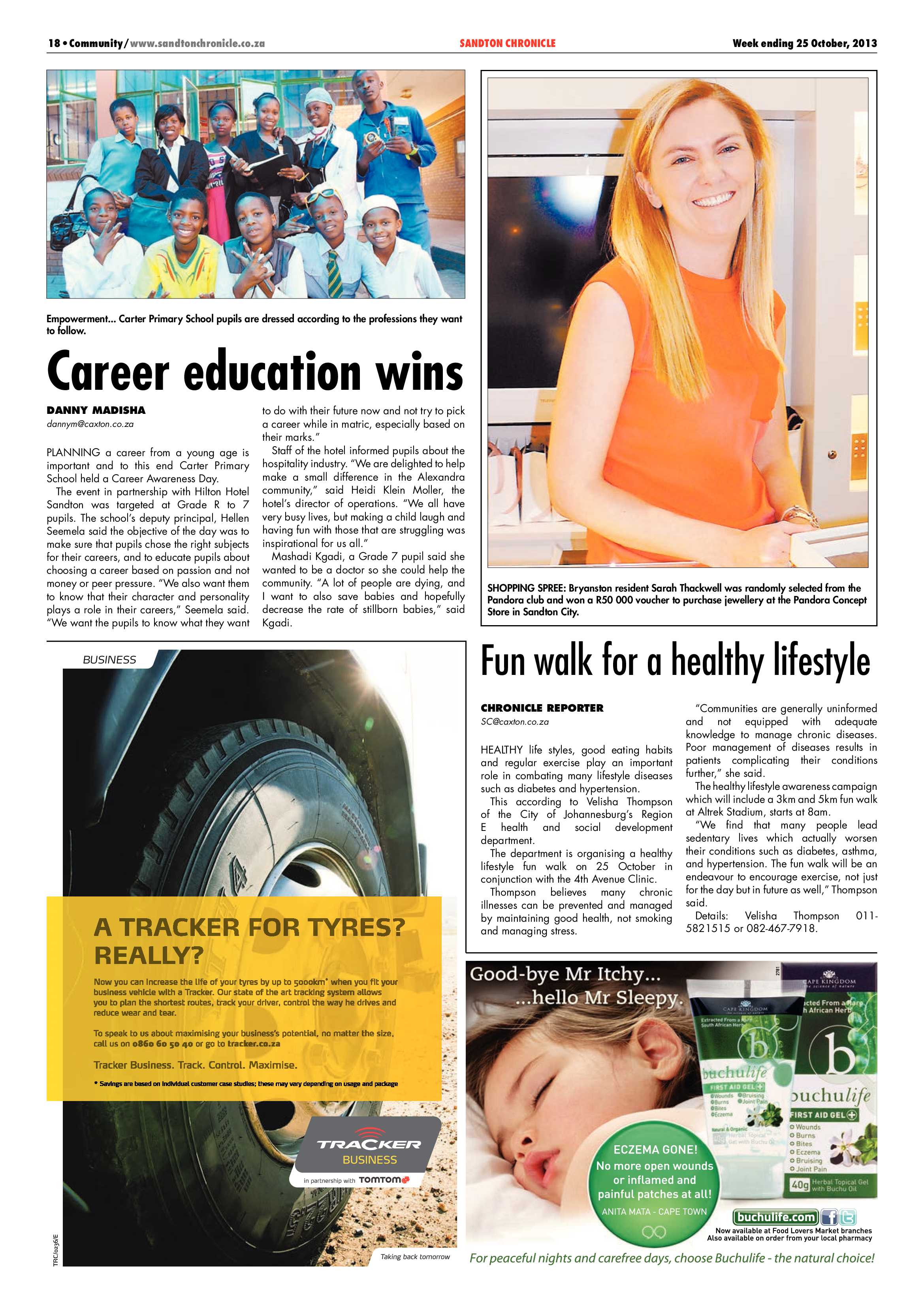 Sandton Chronicle 25 October 2013 page 18
