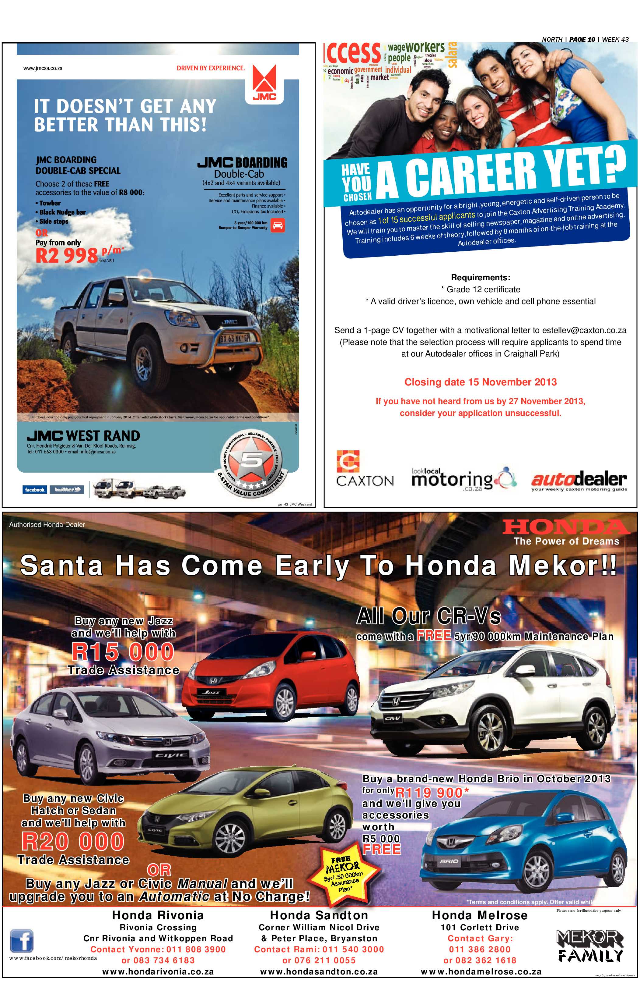 Sandton Chronicle 25 October 2013 page 32