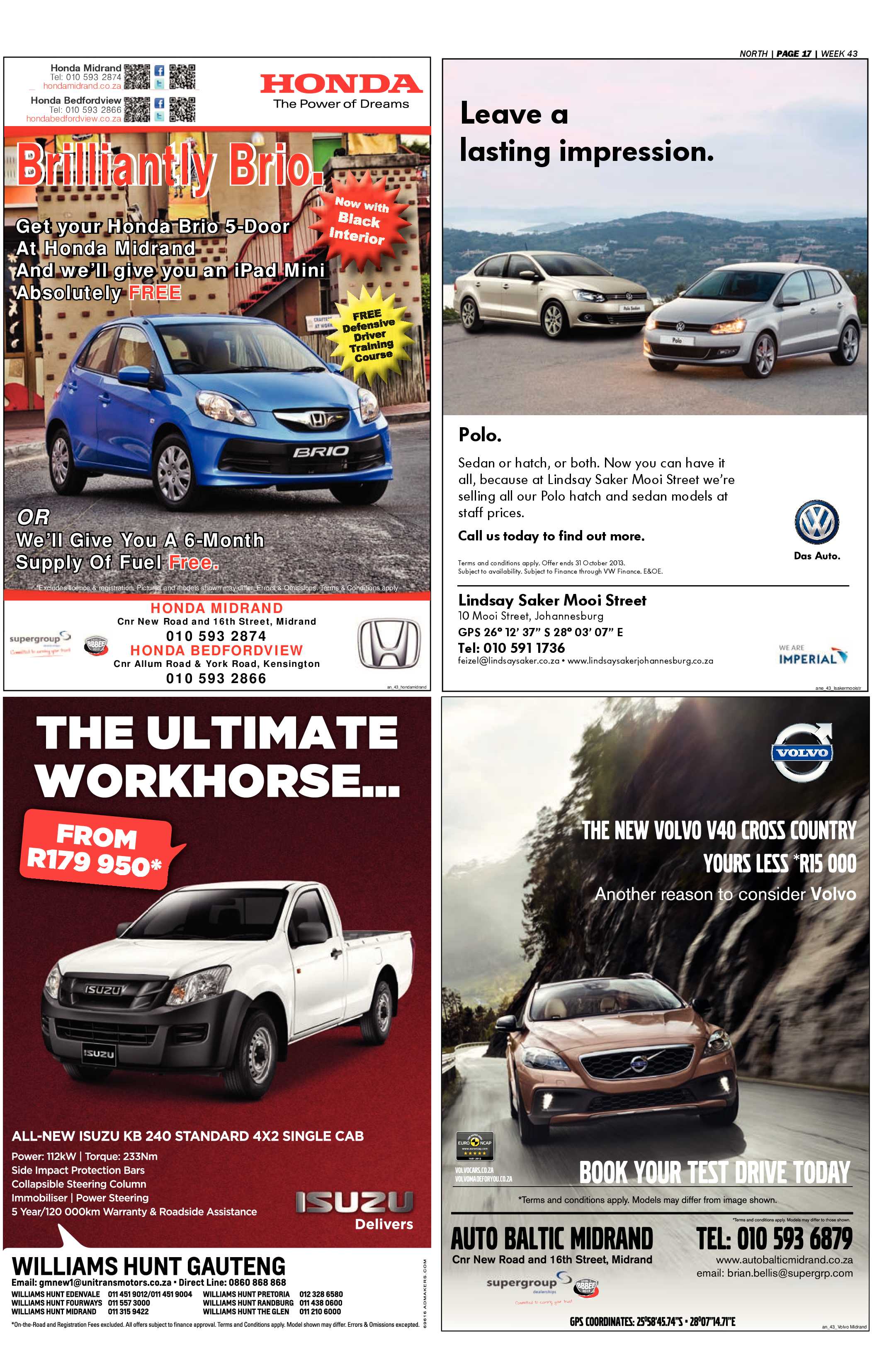 Sandton Chronicle 25 October 2013 page 39